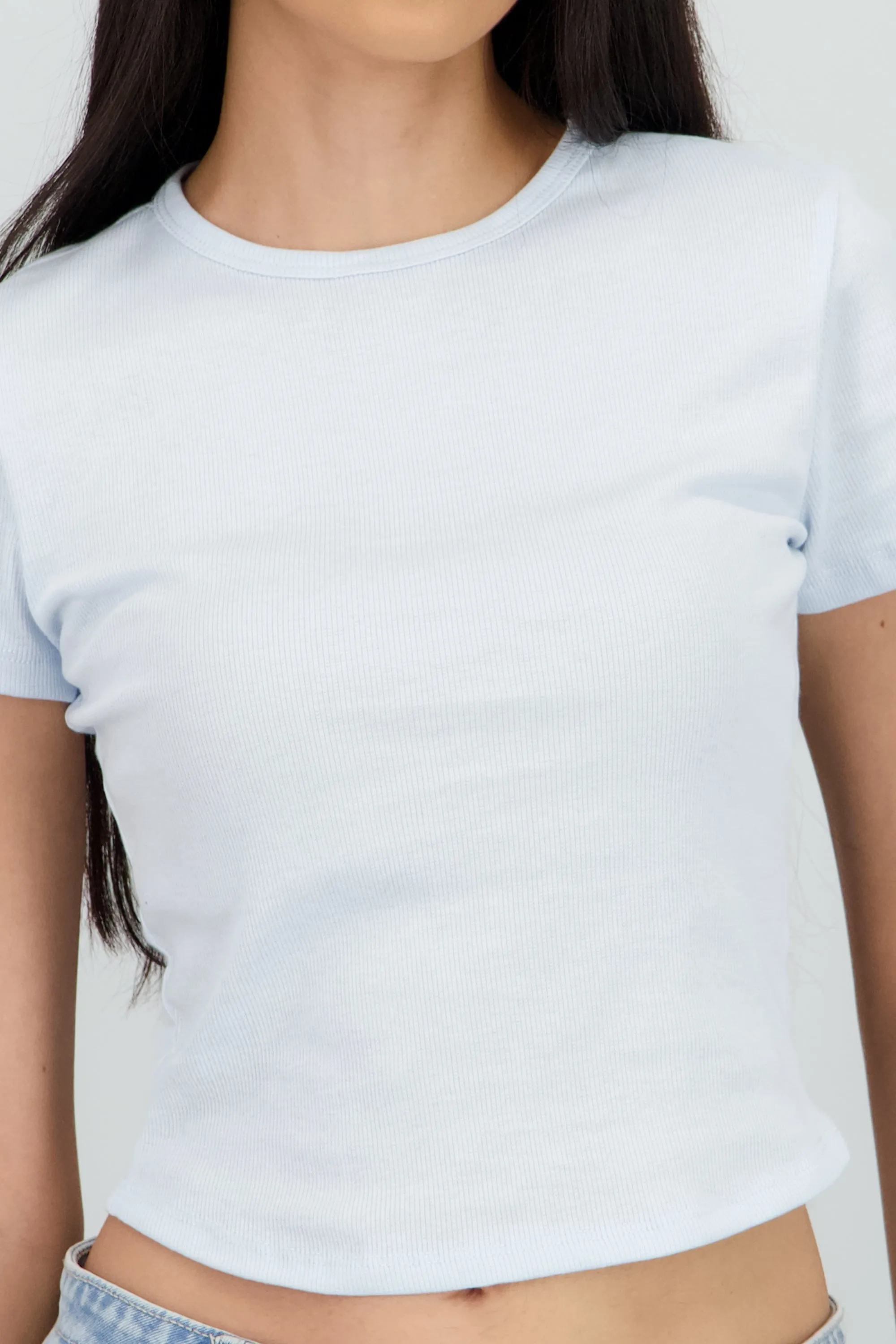 Top de rib manga corta escote redondo sold by Shasa product image thumbnail 5