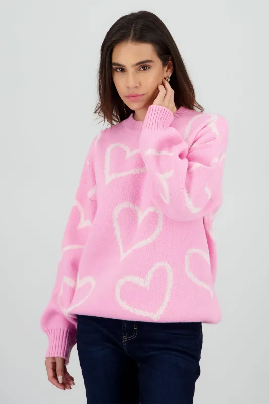 Sueter corazones sold by Shasa