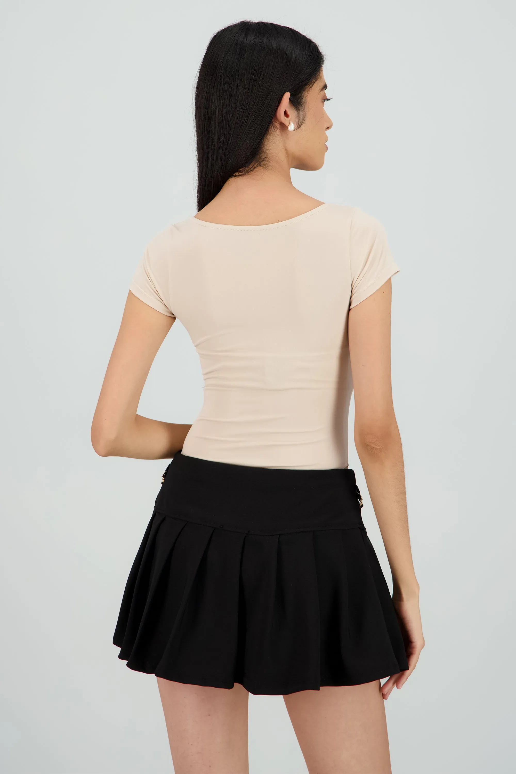 Body manga corta escote cuadrado sold by Shasa product image thumbnail 4