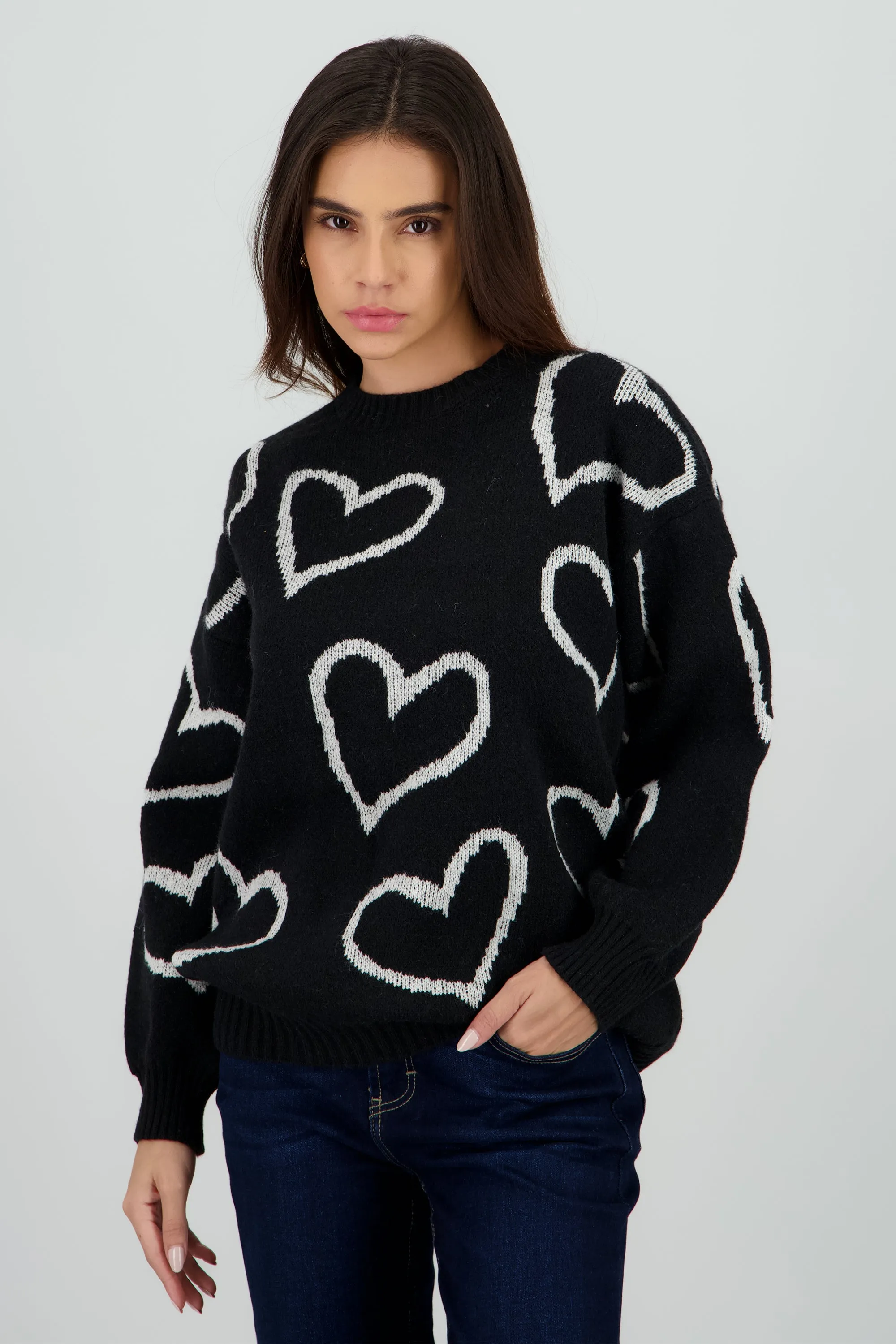 Sueter corazones sold by Shasa