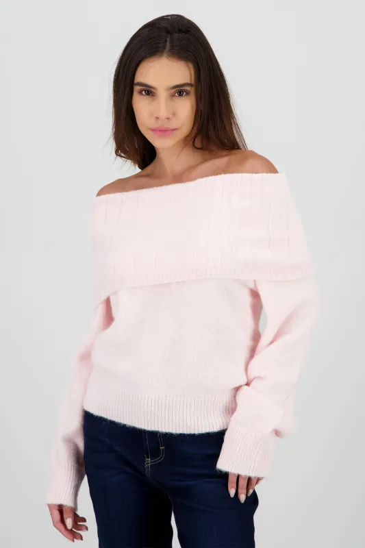 Sueter liso con hombros descubiertos sold by Shasa