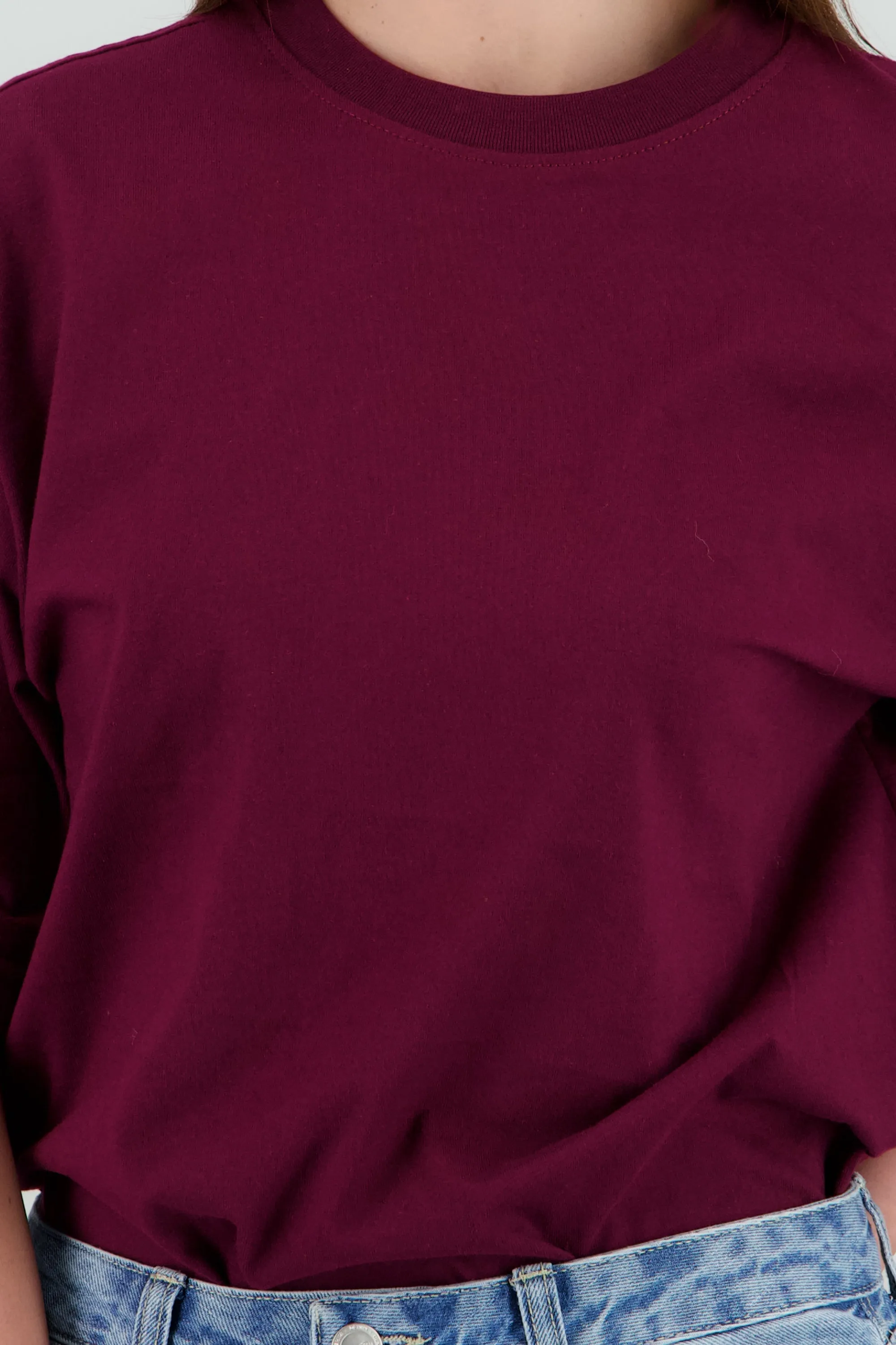 Playera manga corta lisa detalle cuello sold by Shasa product image thumbnail 5