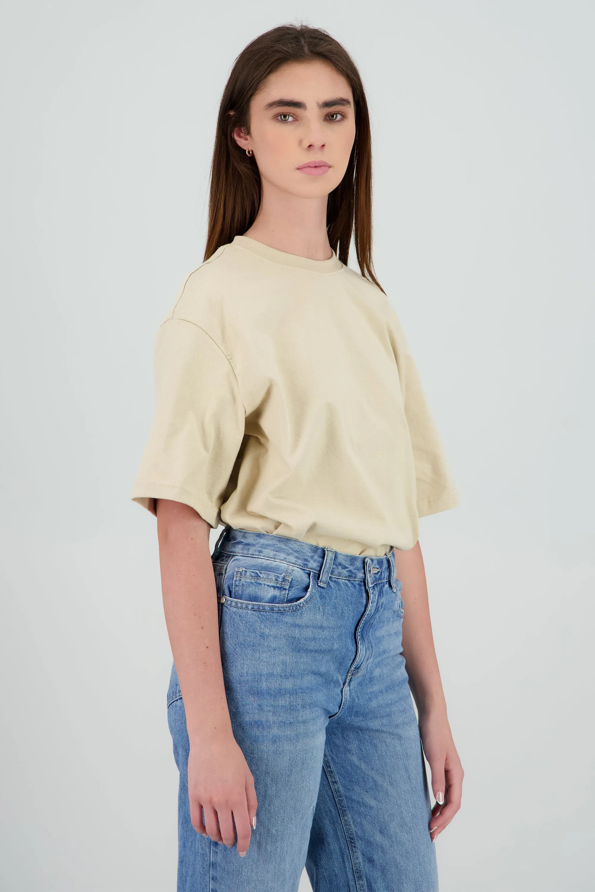 Playera manga corta lisa detalle cuello sold by Shasa product image thumbnail 3