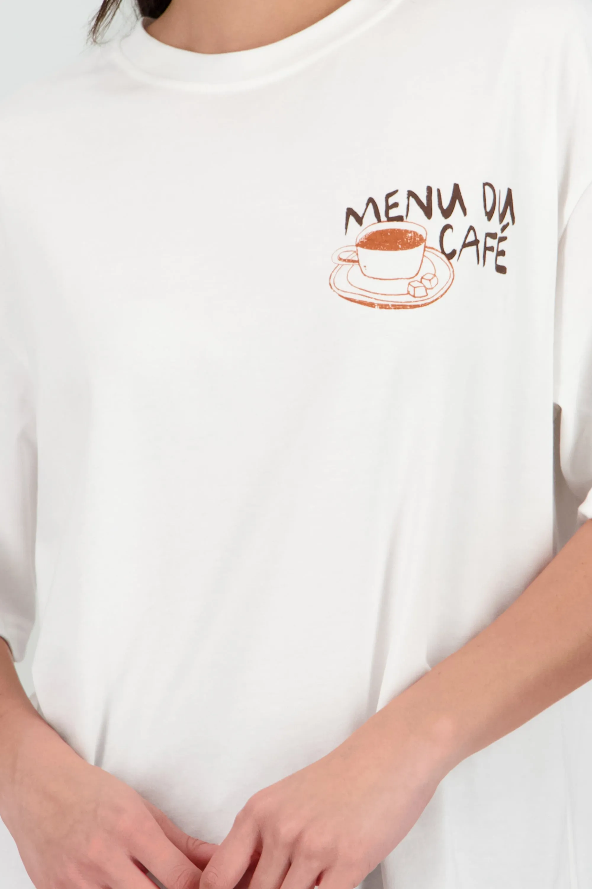 Playera estampada cafe sold by Shasa product image thumbnail 5