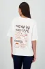 Playera estampada cafe sold by Shasa