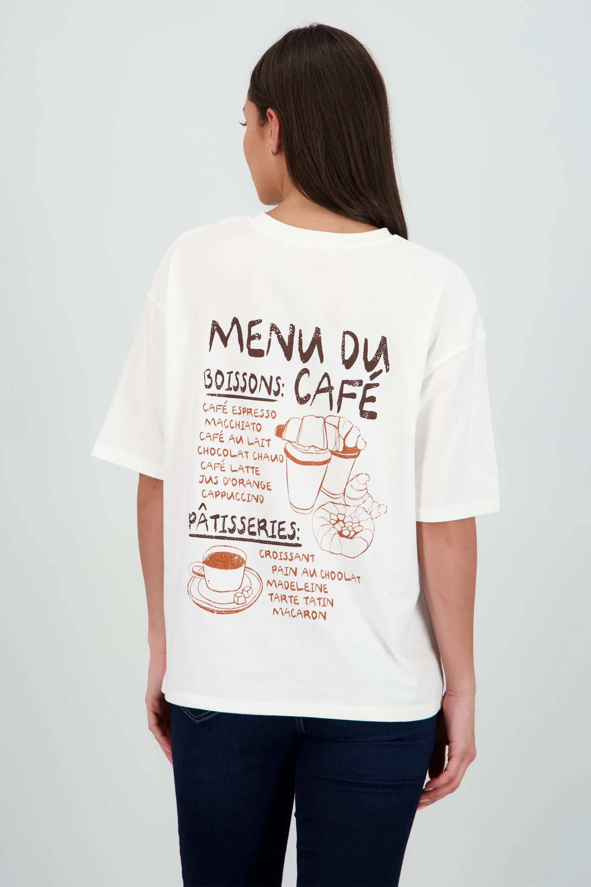 Playera estampada cafe sold by Shasa product image thumbnail 4