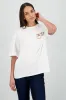 Playera estampada cafe sold by Shasa