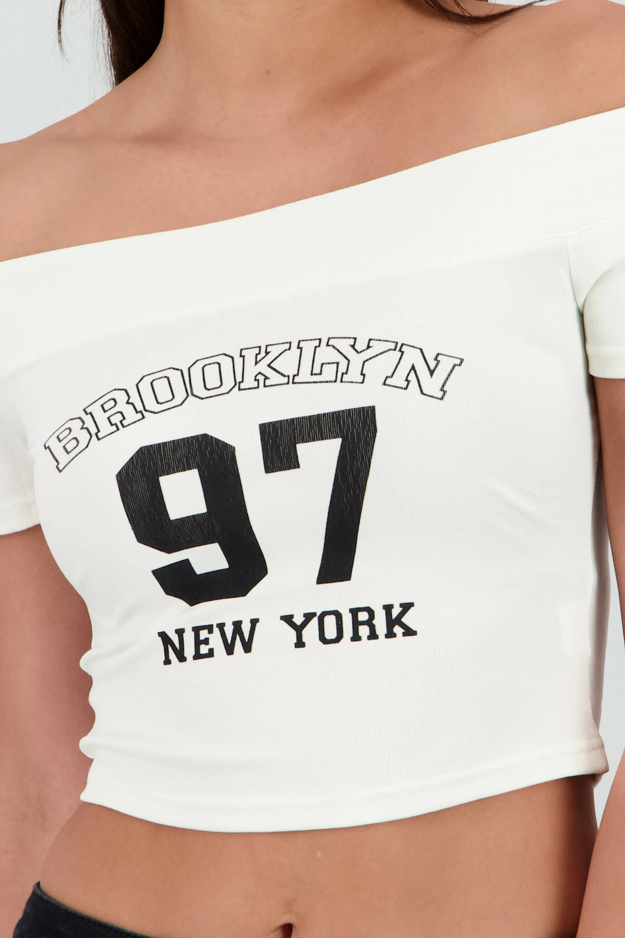 Top off shoulder manga corta numero sold by Shasa product image thumbnail 5