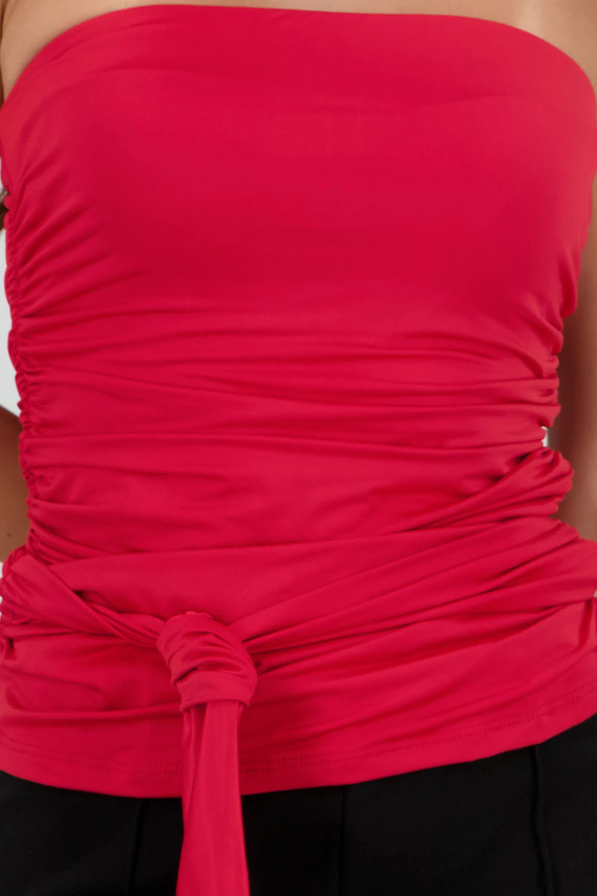 TOP MESH STRAPLESS DRAPEADO sold by Shasa product image thumbnail 5