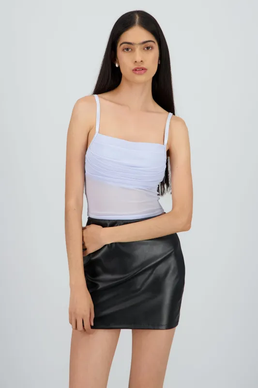 Top mesh tirantes liso sold by Shasa