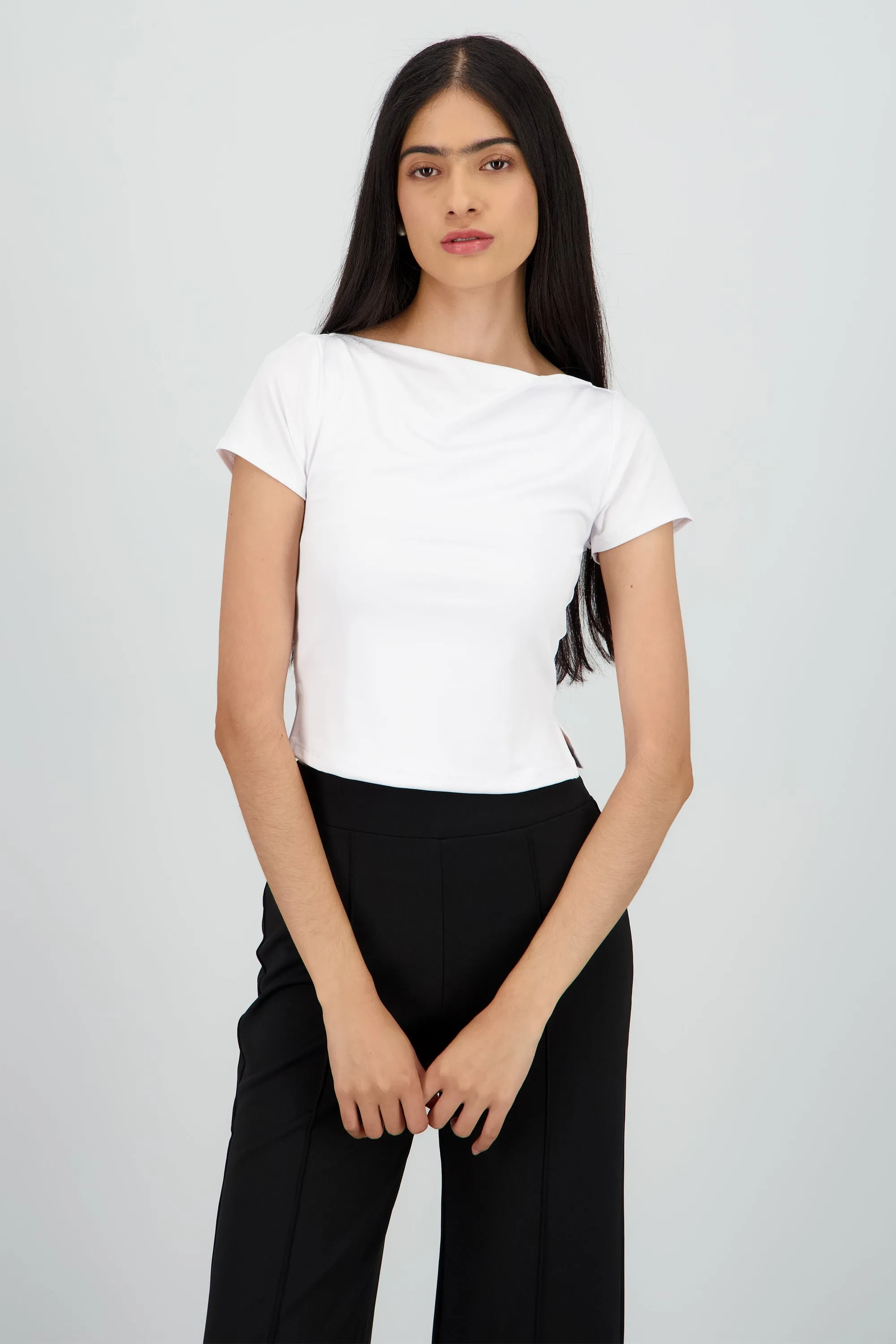 Top escote barco manga corta sold by Shasa product image thumbnail 2