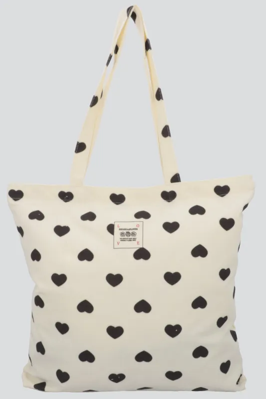 Bolsa tote corazones sold by Shasa