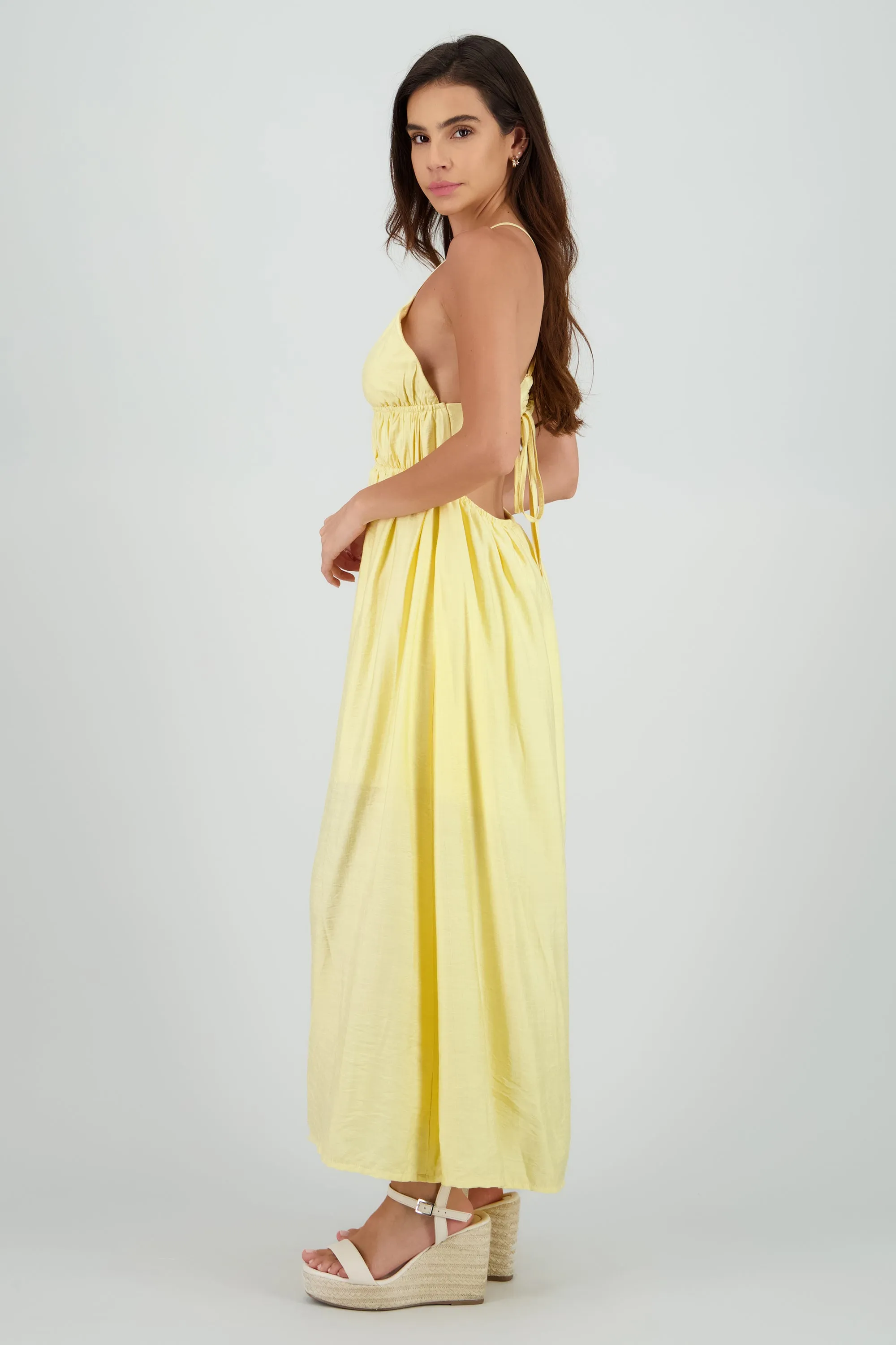 Vestido maxi tirantes con resorte en cintura sold by Shasa product image thumbnail 3