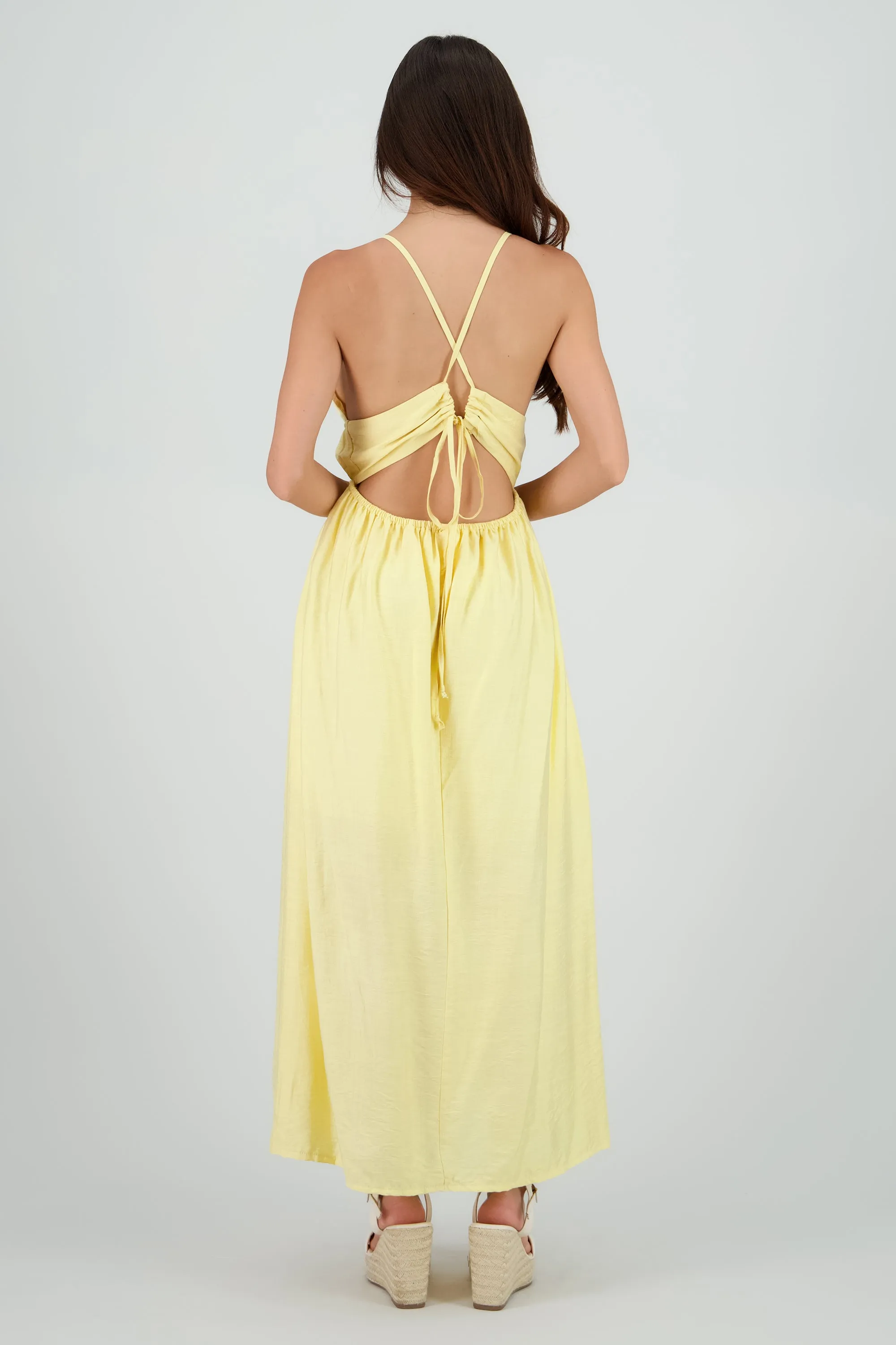 Vestido maxi tirantes con resorte en cintura sold by Shasa product image thumbnail 4