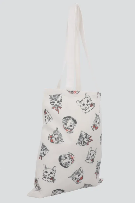 Bolsa tote print gatos sold by Shasa