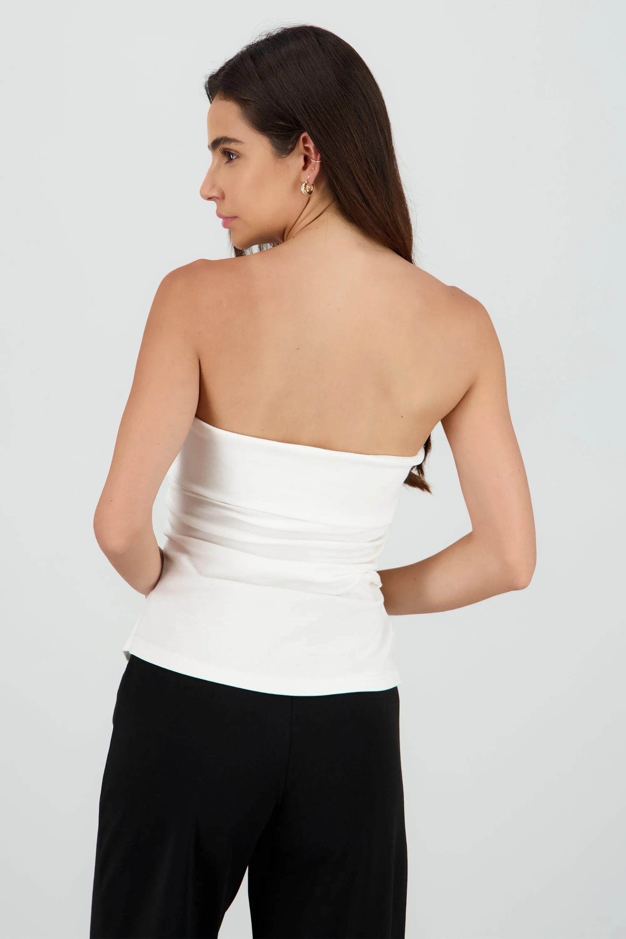 Top bandeau dobladillo detalle asimetrico sold by Shasa product image thumbnail 4