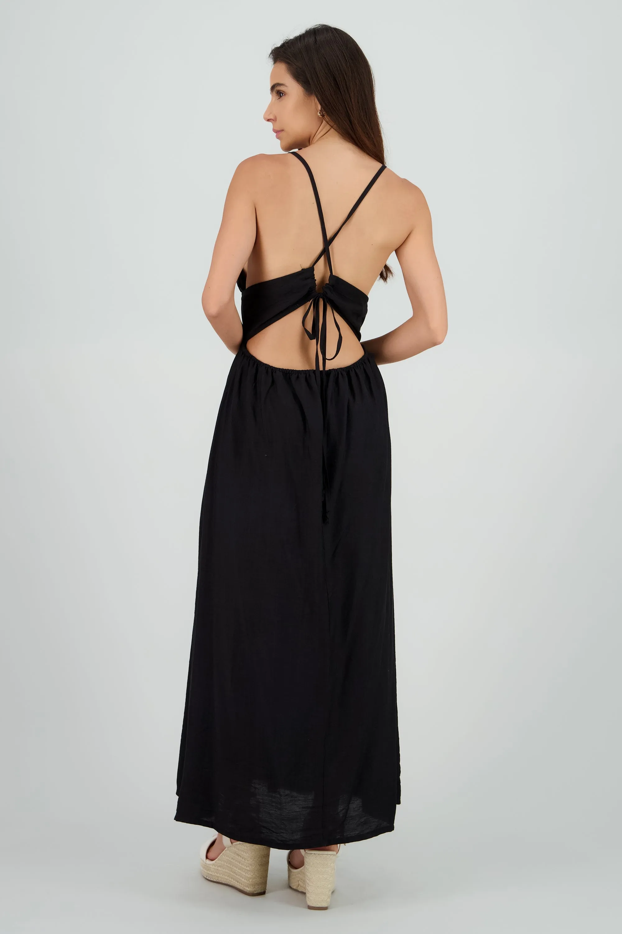 Vestido maxi tirantes con resorte en cintura sold by Shasa product image thumbnail 4