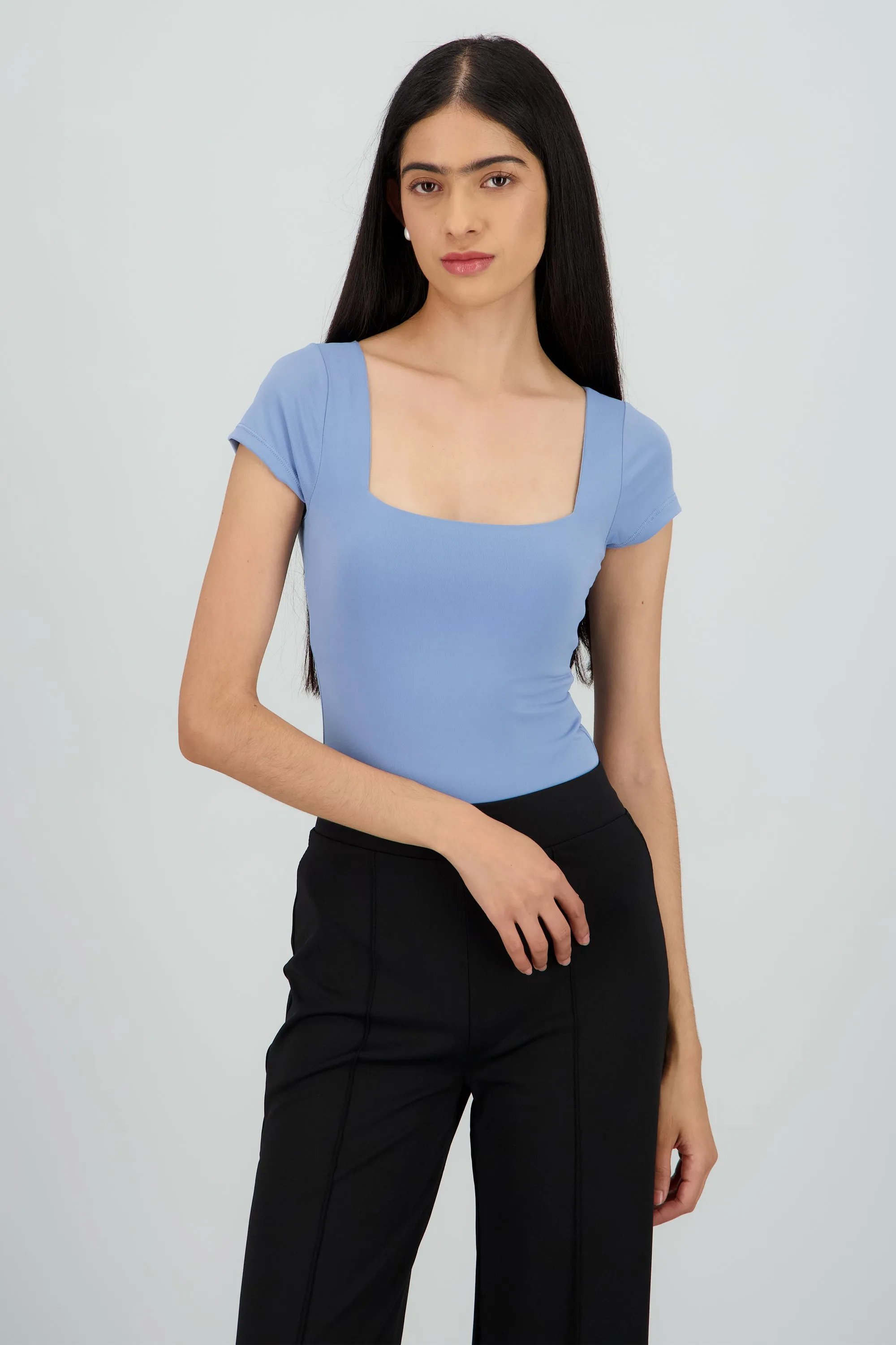 Body manga corta escote cuadrado sold by Shasa product image thumbnail 2