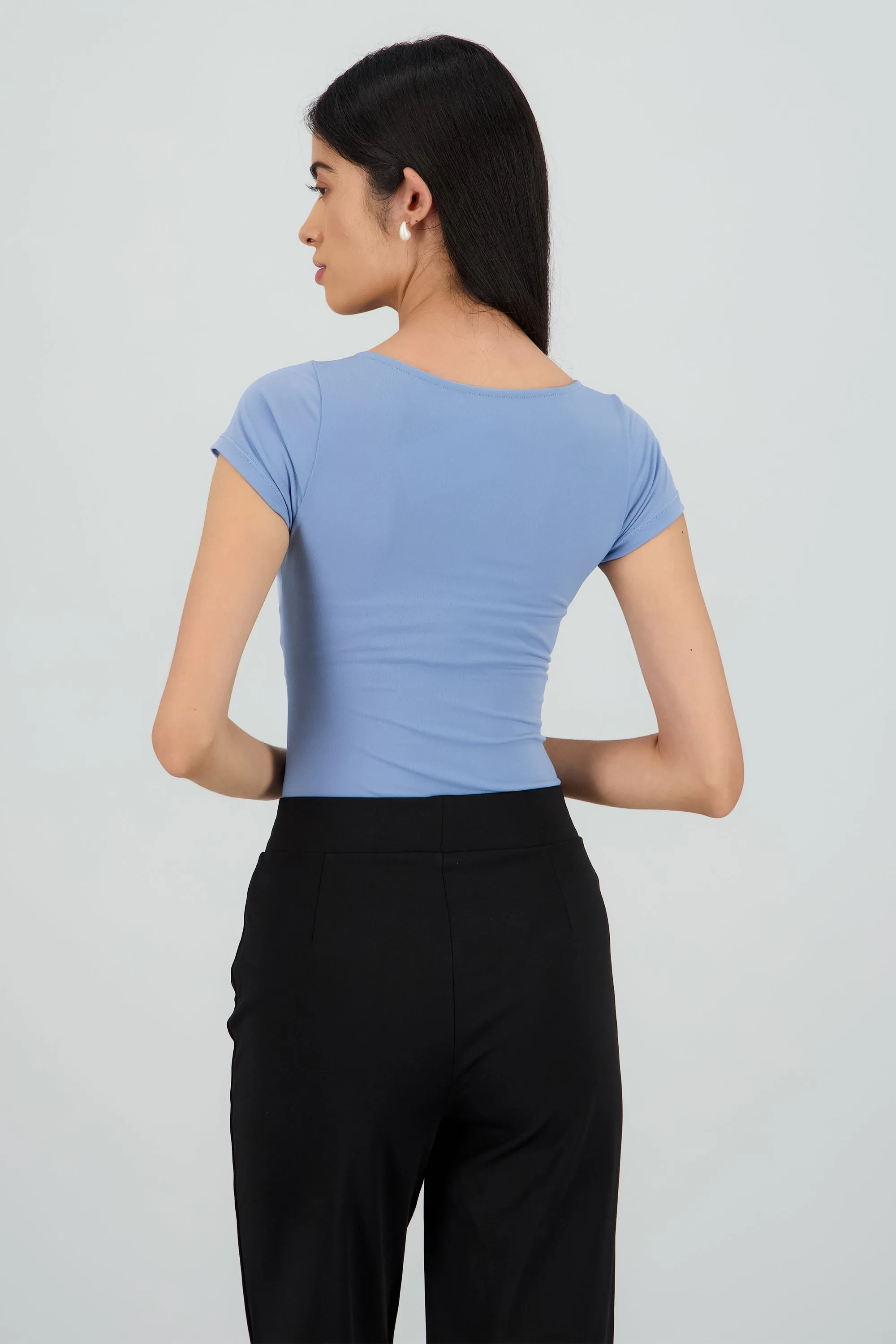 Body manga corta escote cuadrado sold by Shasa product image thumbnail 4