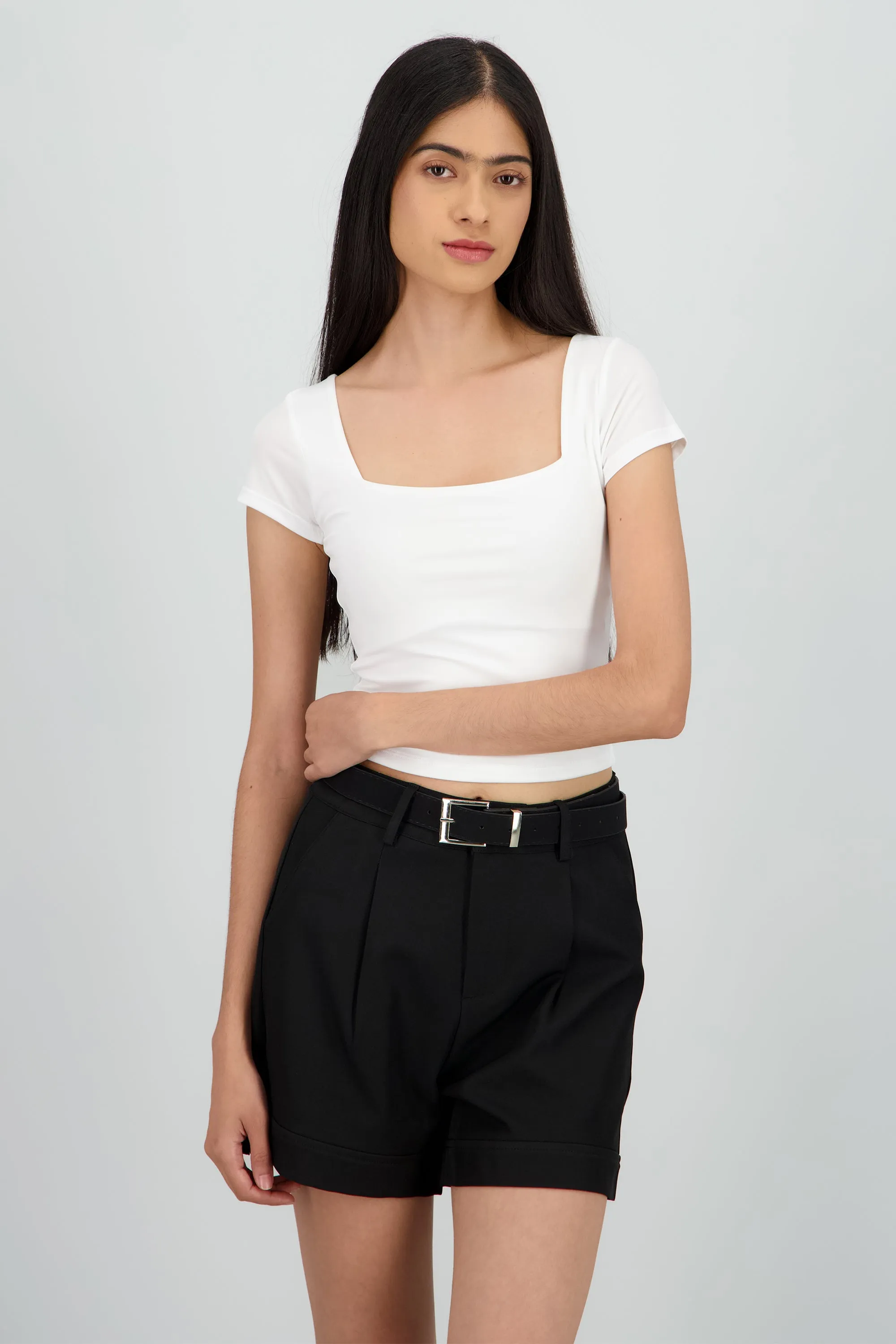 Top manga corta escote cuadrado sold by Shasa product image thumbnail 2