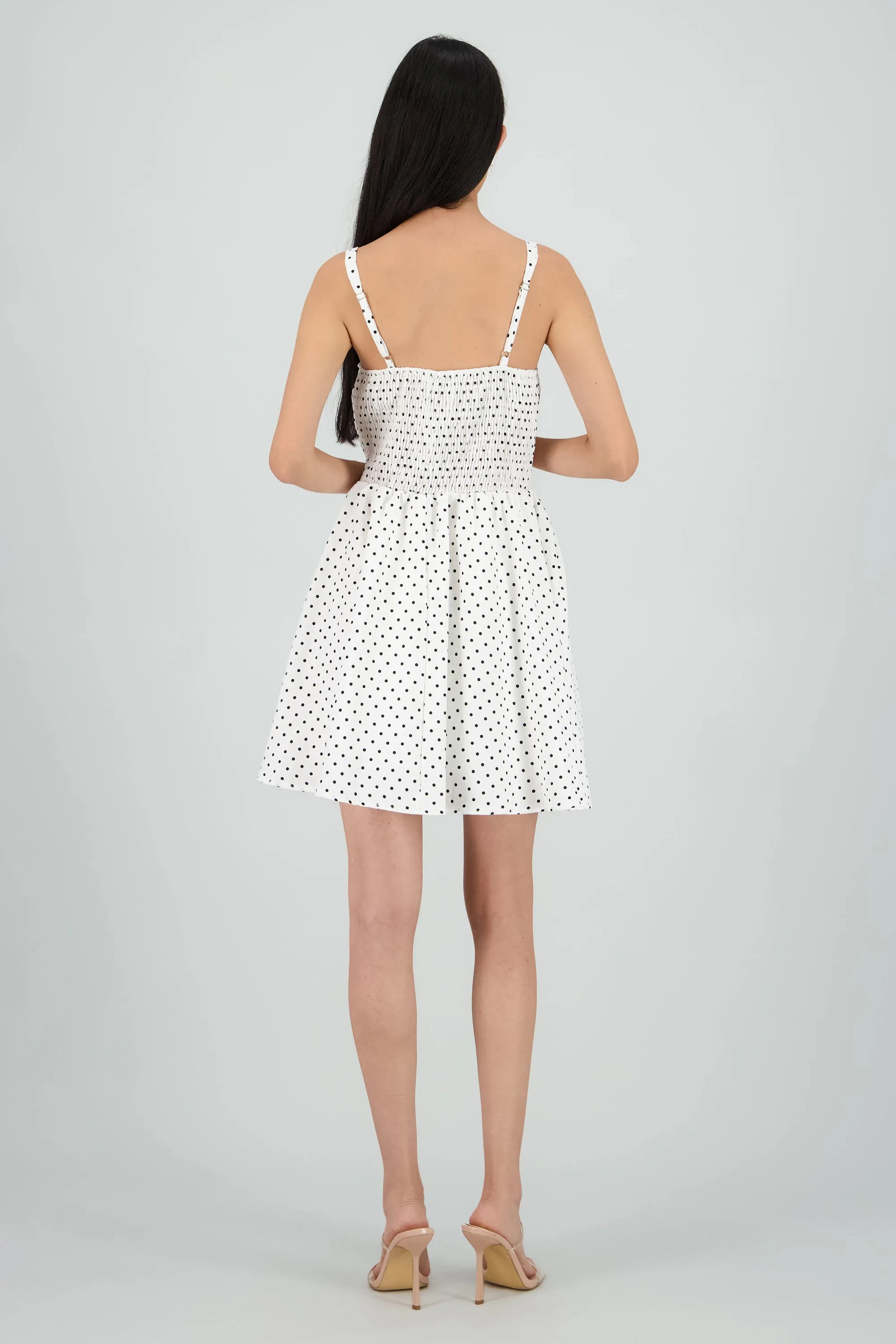 Vestido mini escote plisado polkas sold by Shasa product image thumbnail 4