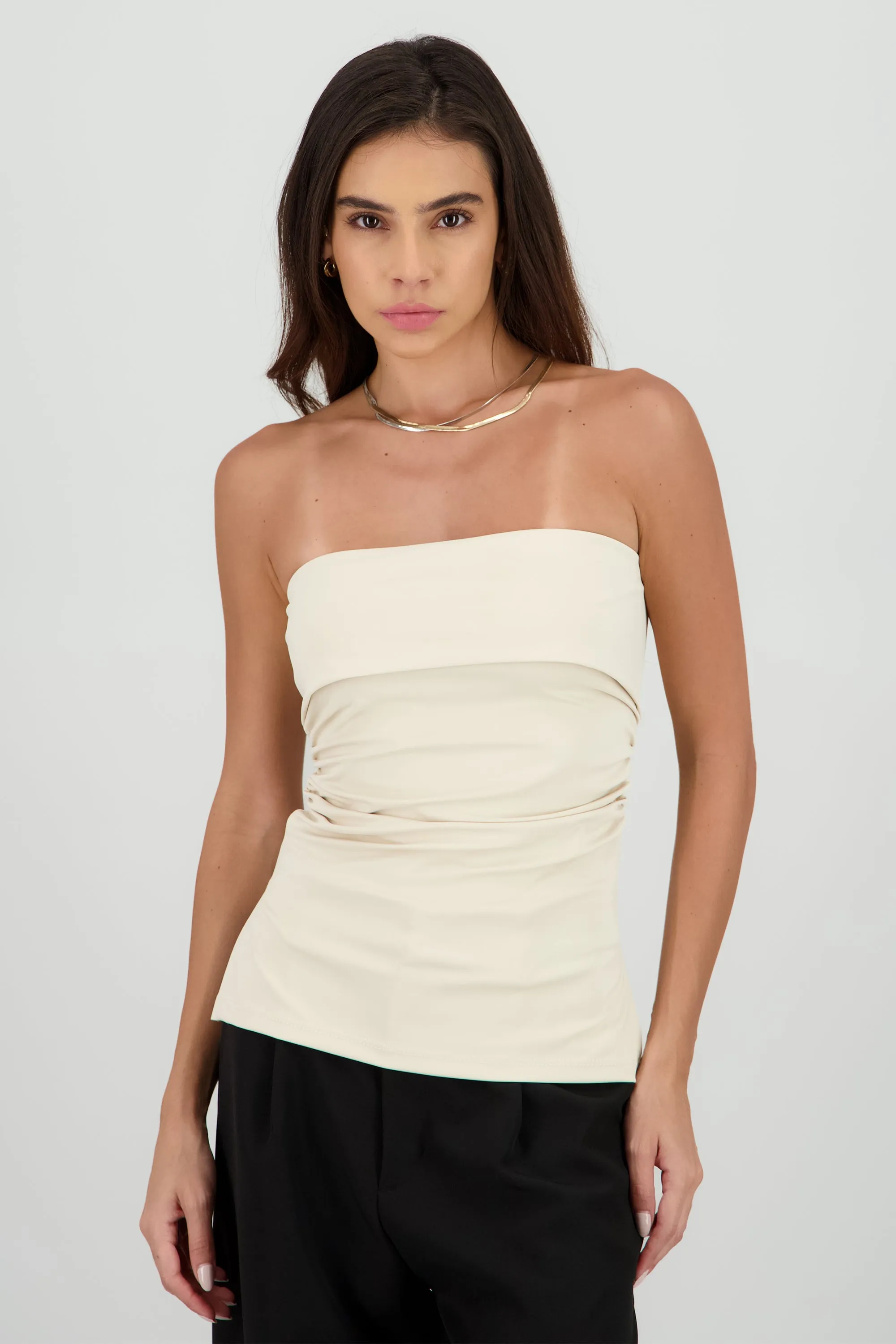 Top tubo con dobles escote Hypsters sold by Shasa