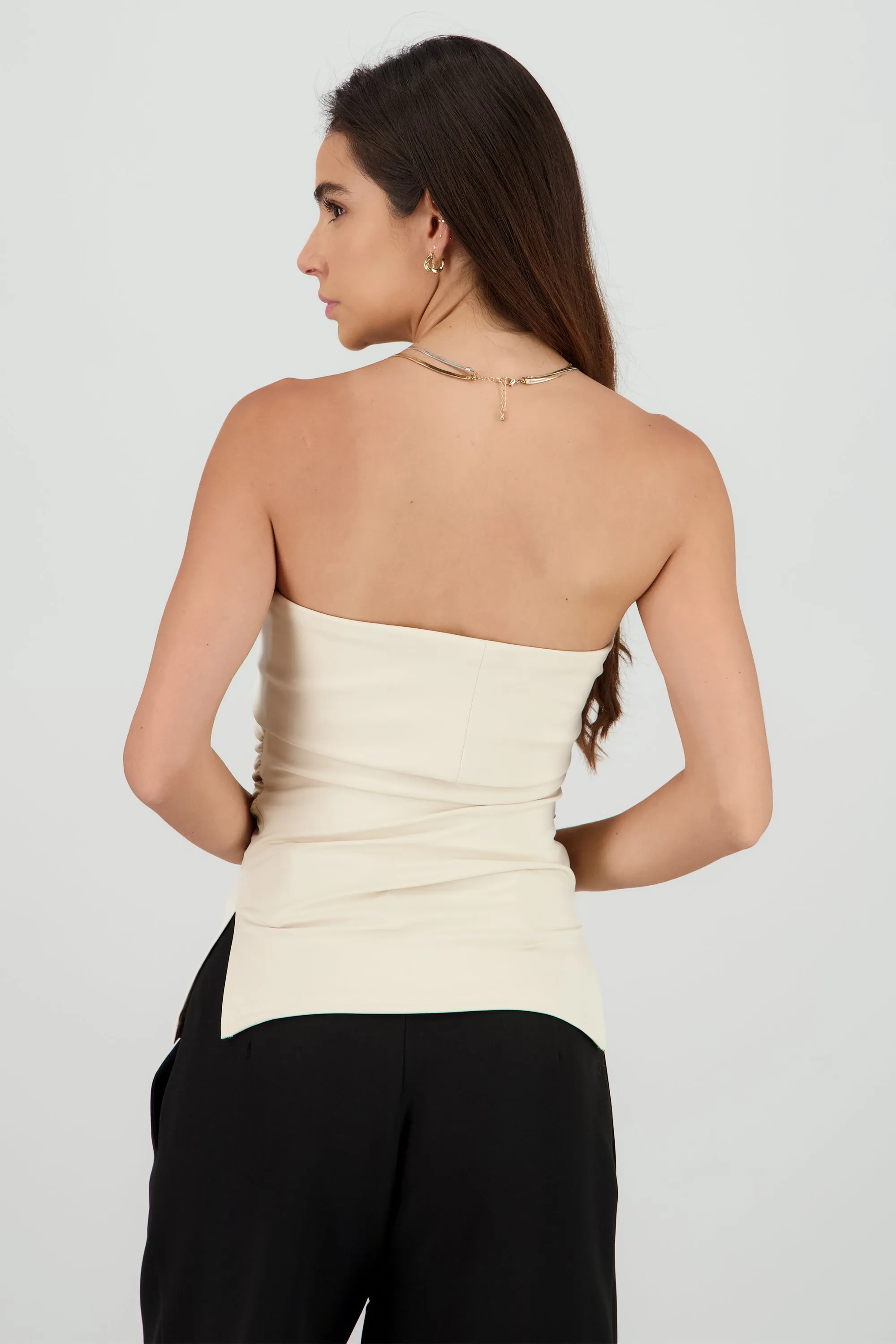 Top tubo con dobles escote Hypsters sold by Shasa product image thumbnail 4