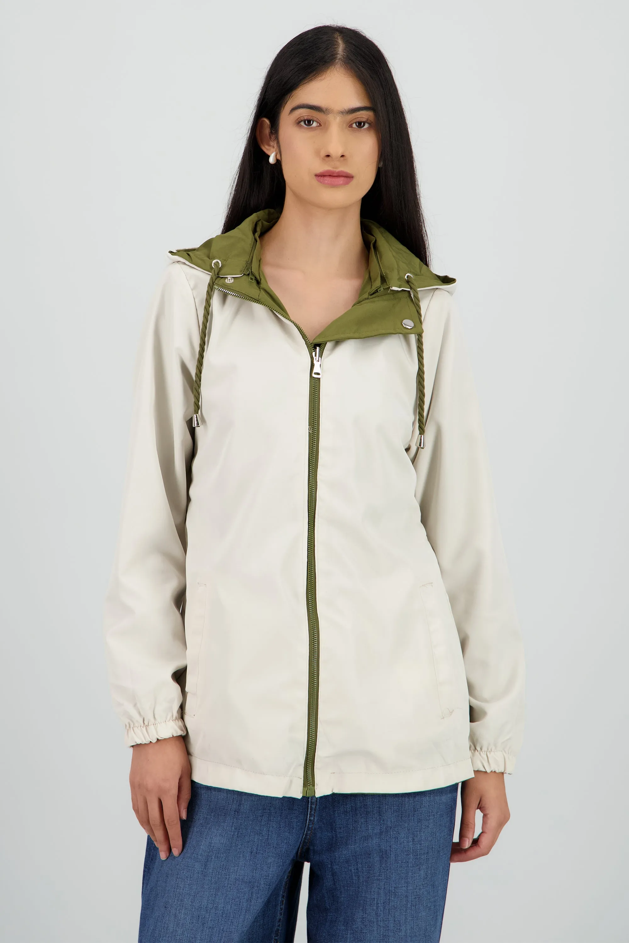 Gabardina tipo impermeable con jareta sold by Shasa product image thumbnail 2