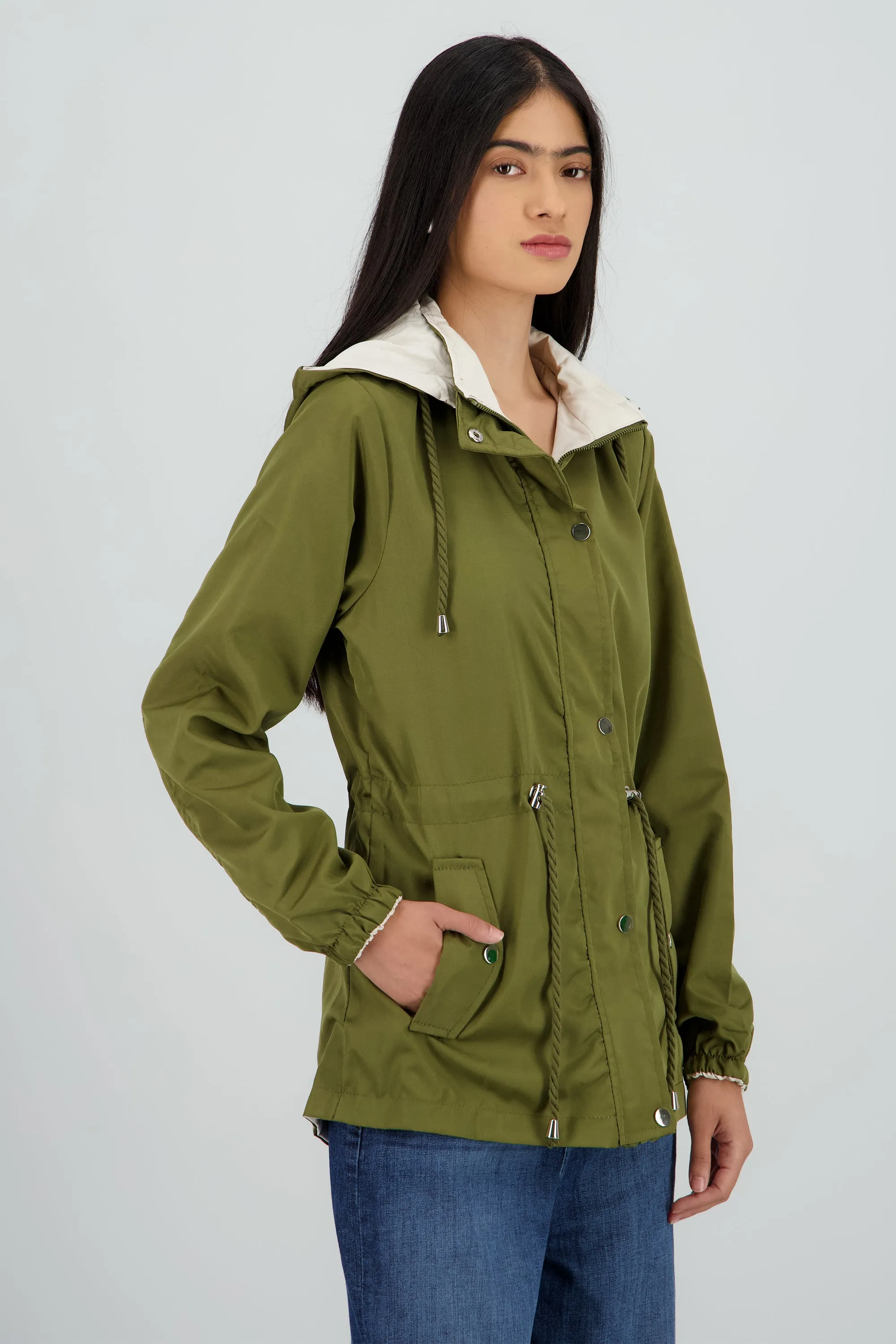 Gabardina tipo impermeable con jareta sold by Shasa product image thumbnail 3