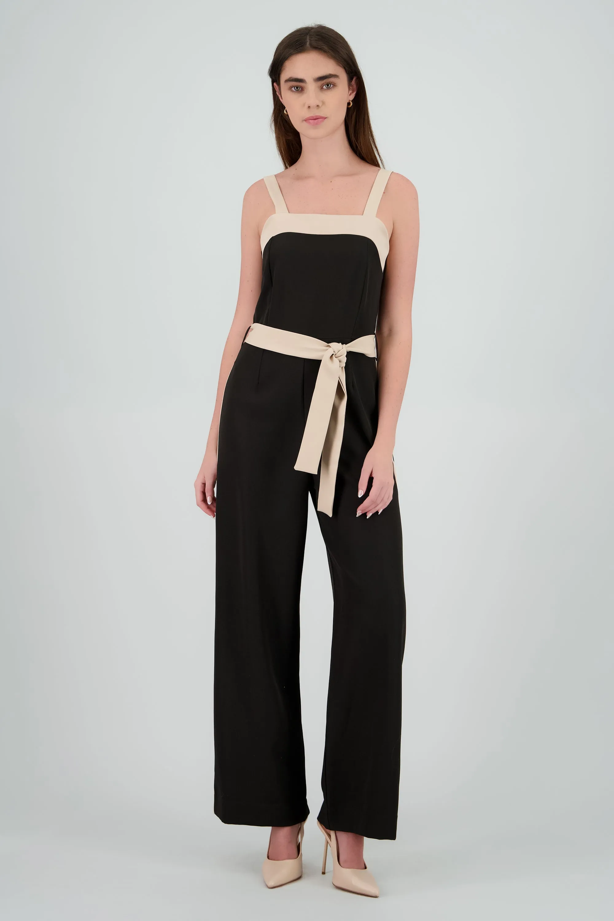 Jumpsuit escote cuadrado contraste sold by Shasa product image thumbnail 2