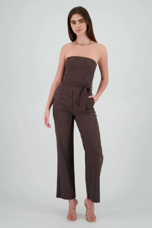 Jumpsuit strapples rayas detalle laso sold by Shasa