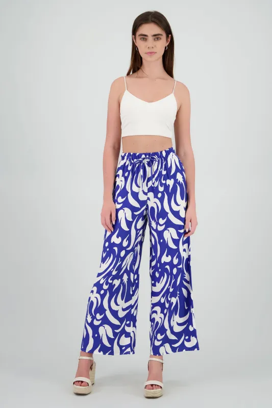 Pantalon amplio detalle resorte jareta sold by Shasa