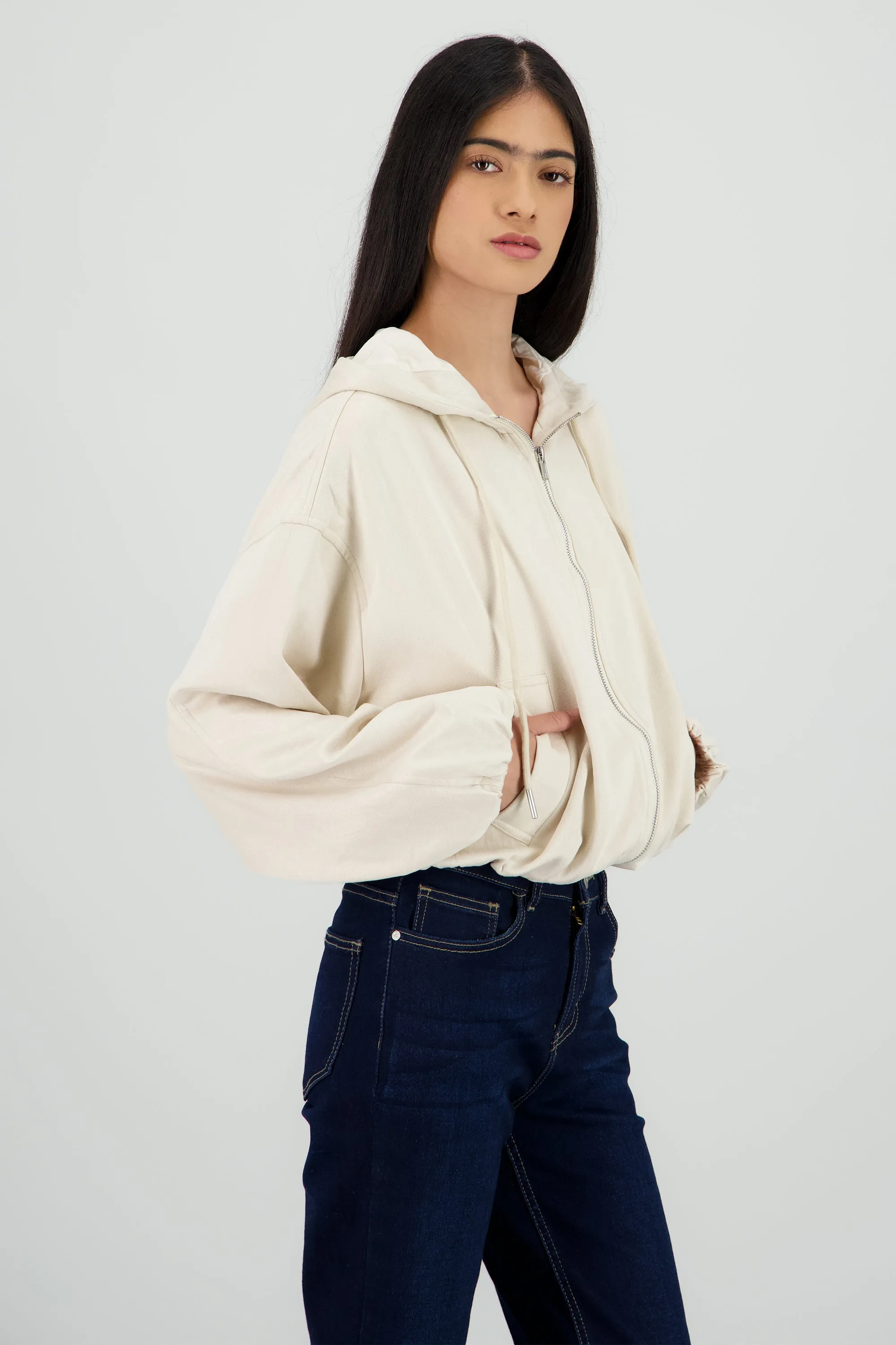 Chamarra suede cierre sold by Shasa product image thumbnail 3