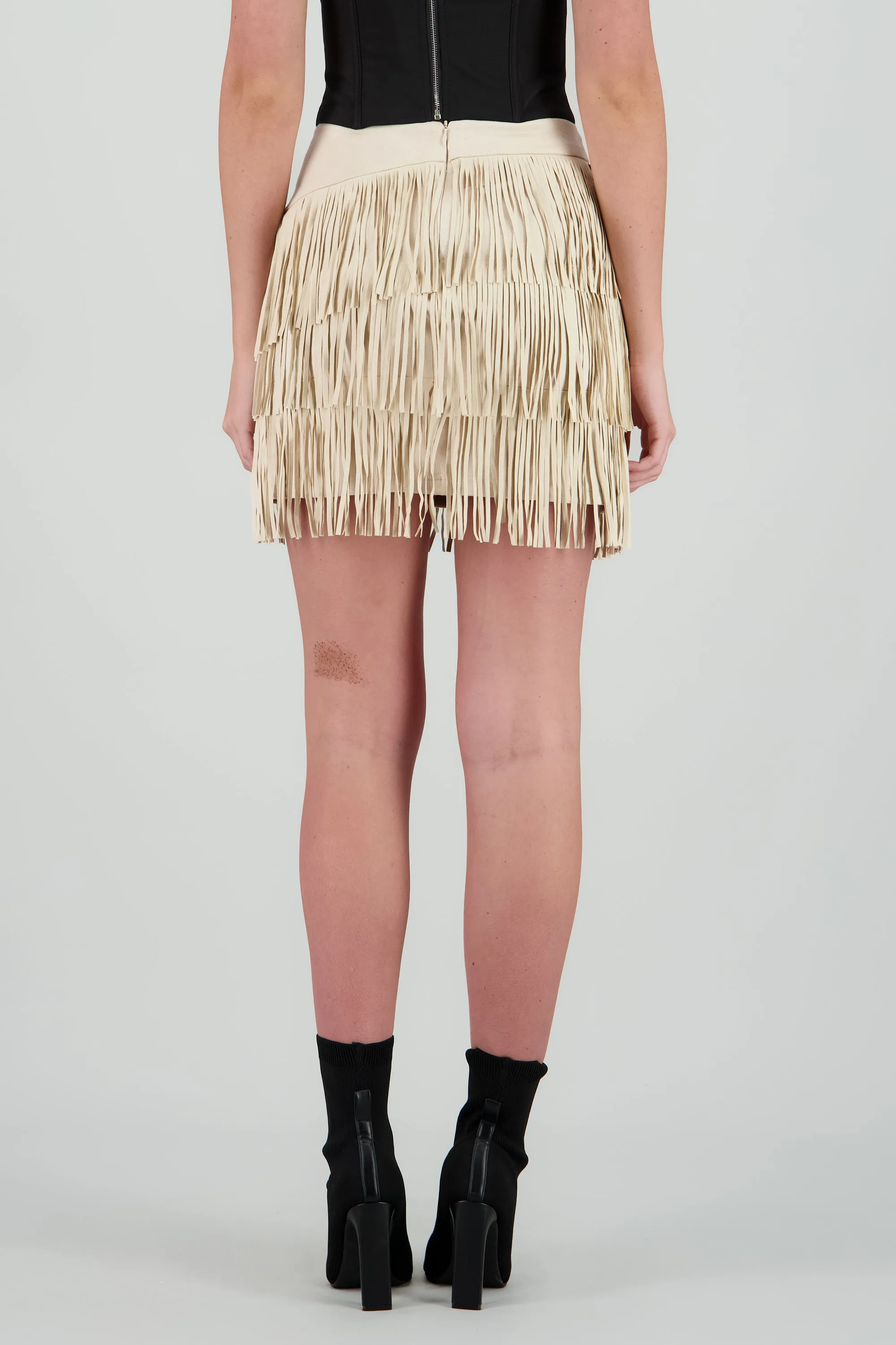 Falda mini fringe suede sold by Shasa product image thumbnail 4