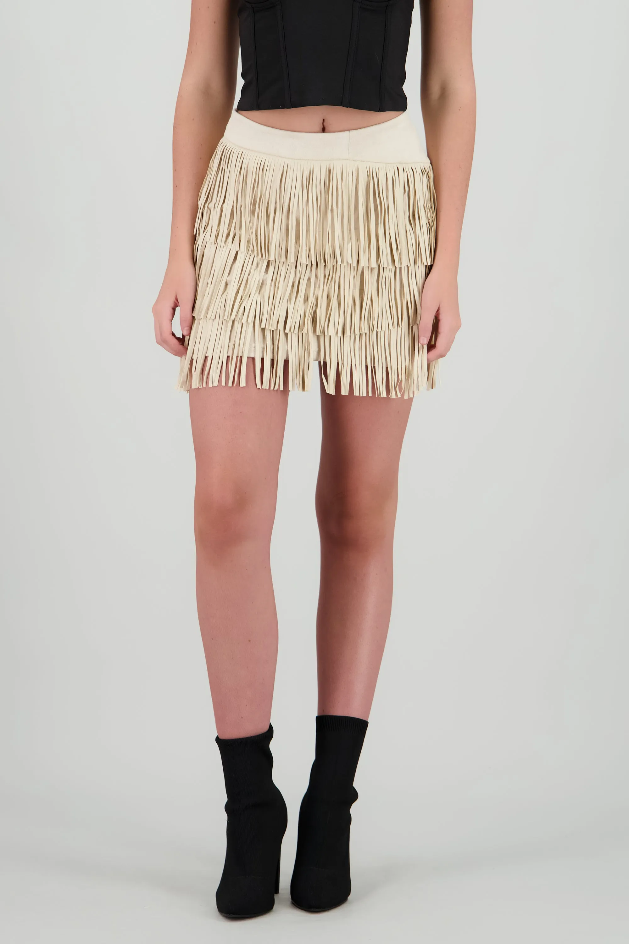 Falda mini fringe suede sold by Shasa product image thumbnail 2