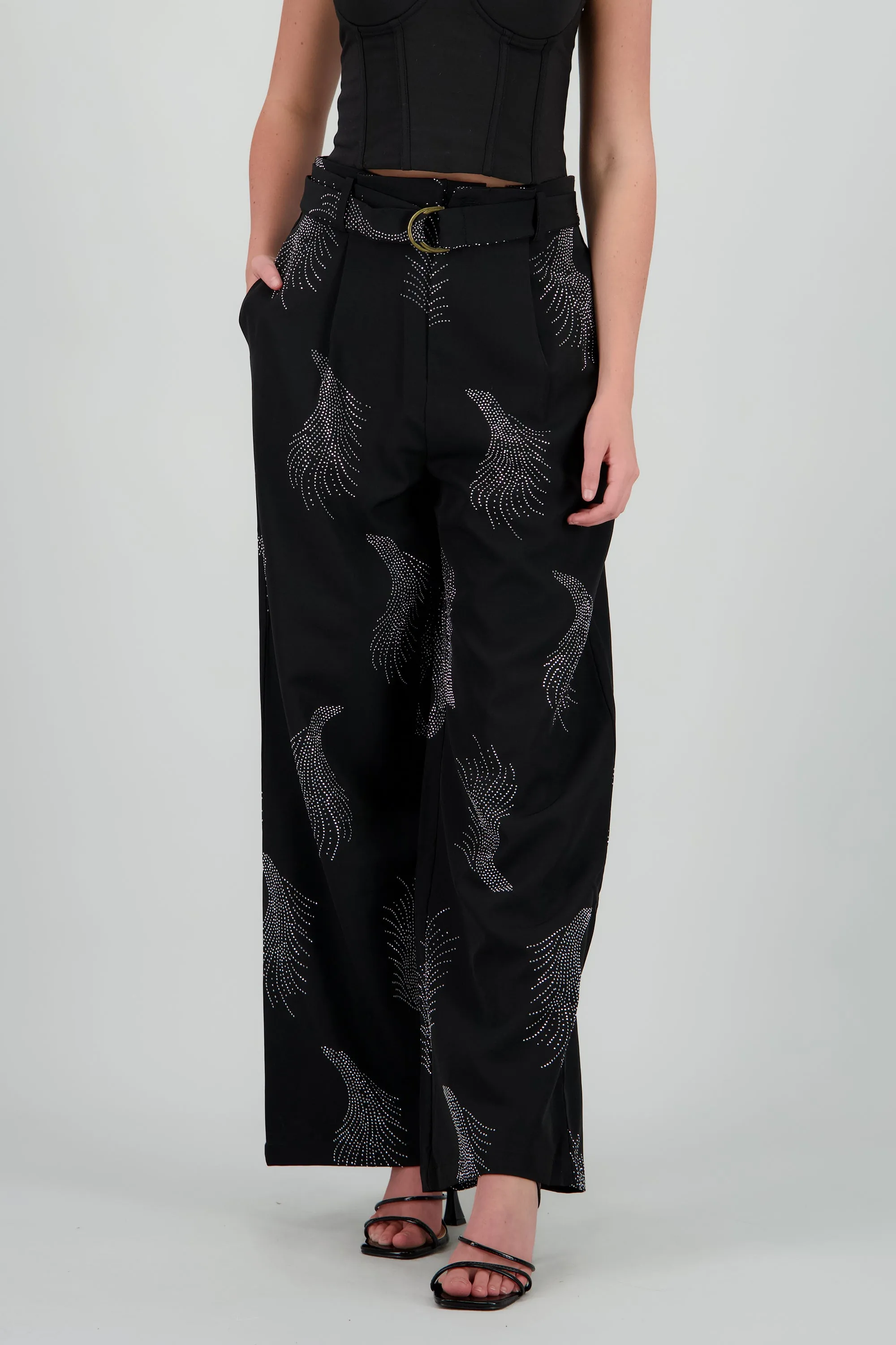 Pantalon amplio detalle brillos sold by Shasa product image thumbnail 2