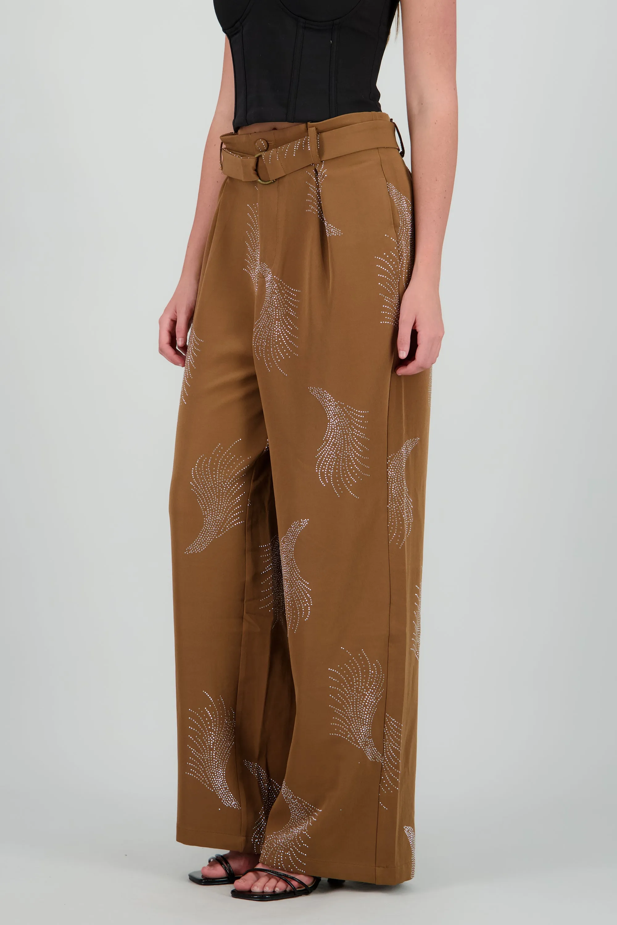 Pantalon amplio detalle brillos sold by Shasa product image thumbnail 3