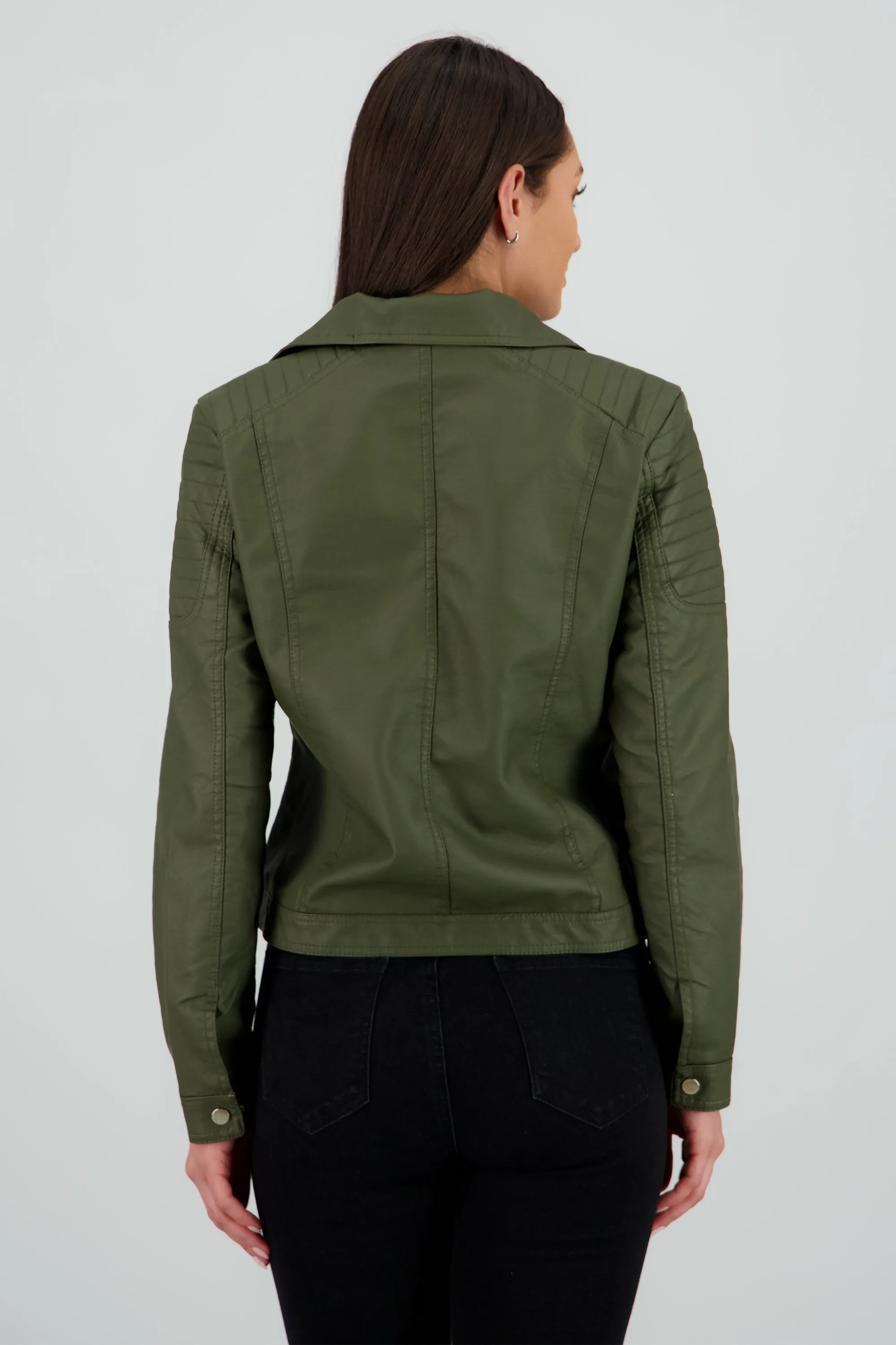 Chamarra pu biker cruzada sold by Shasa product image thumbnail 4