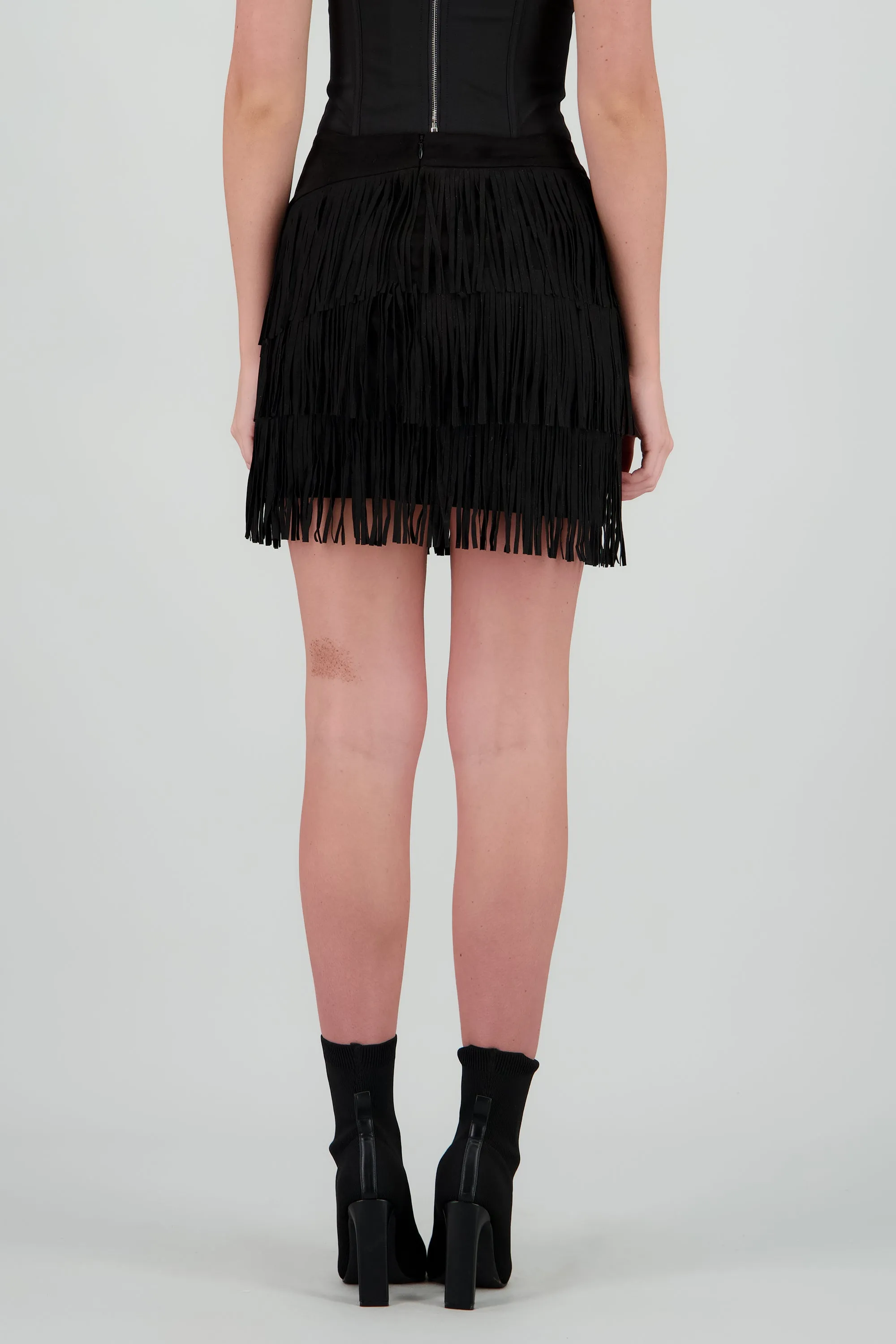 Falda mini fringe suede sold by Shasa product image thumbnail 4