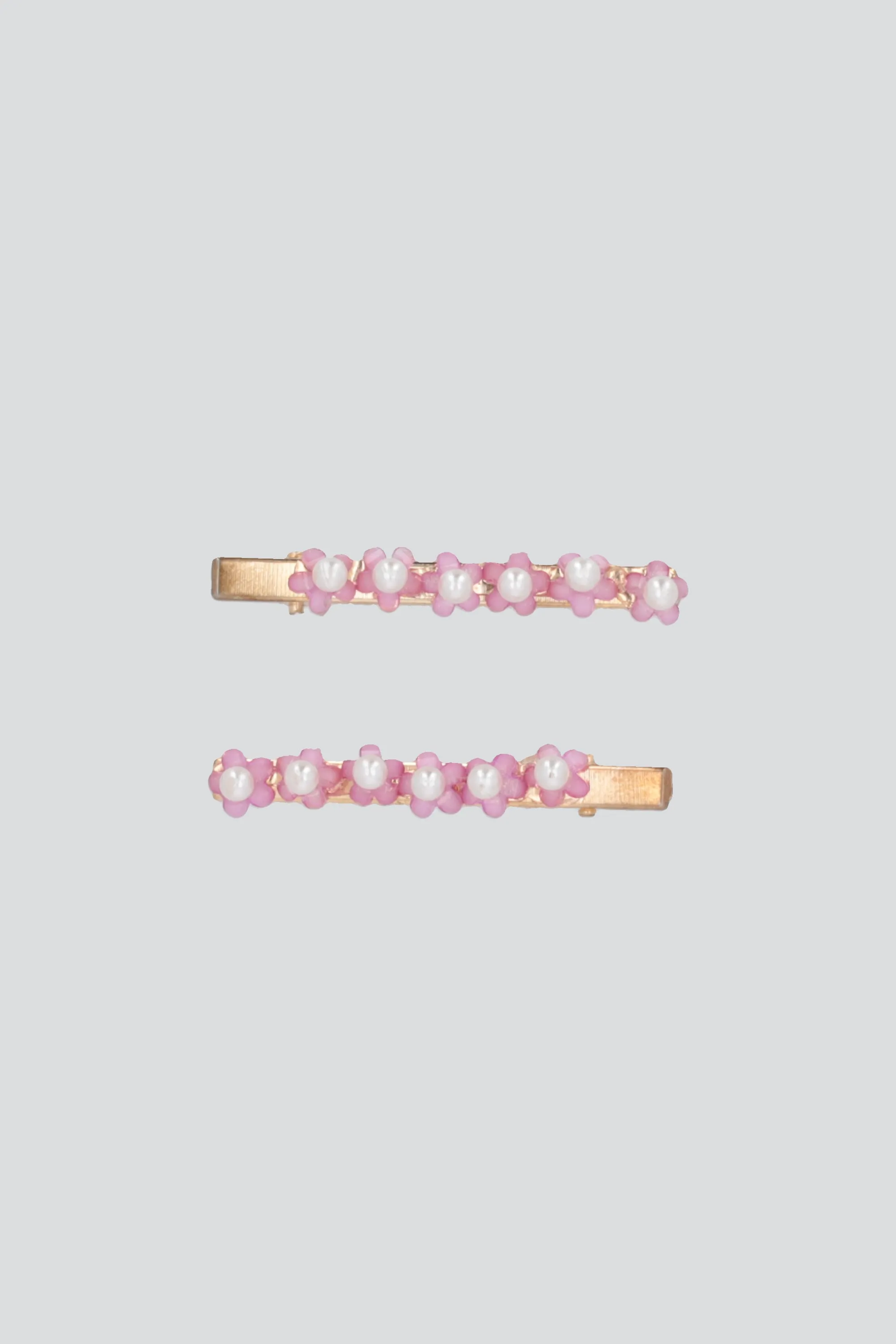 Set 2 Piezas Pasador Flores Perlas sold by Shasa