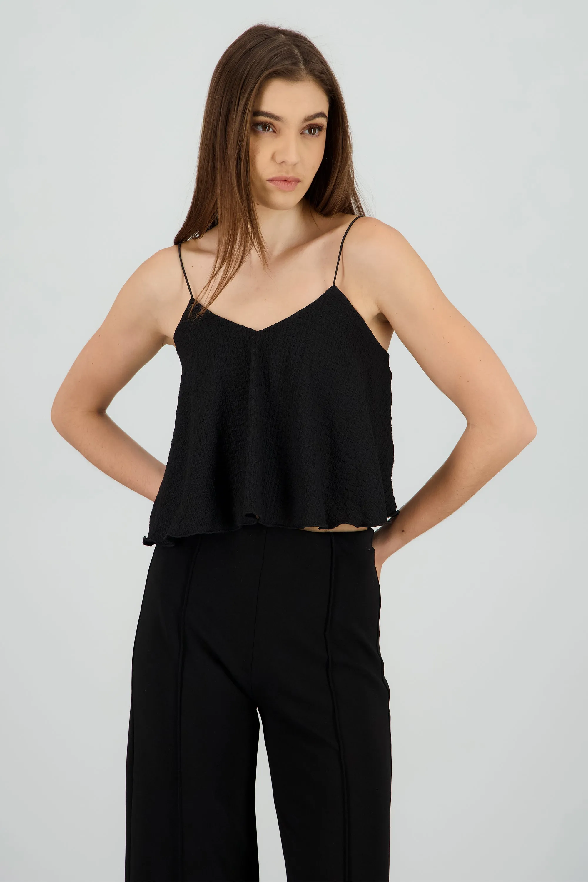 Top crop tirantes detalle textura sold by Shasa product image thumbnail 2