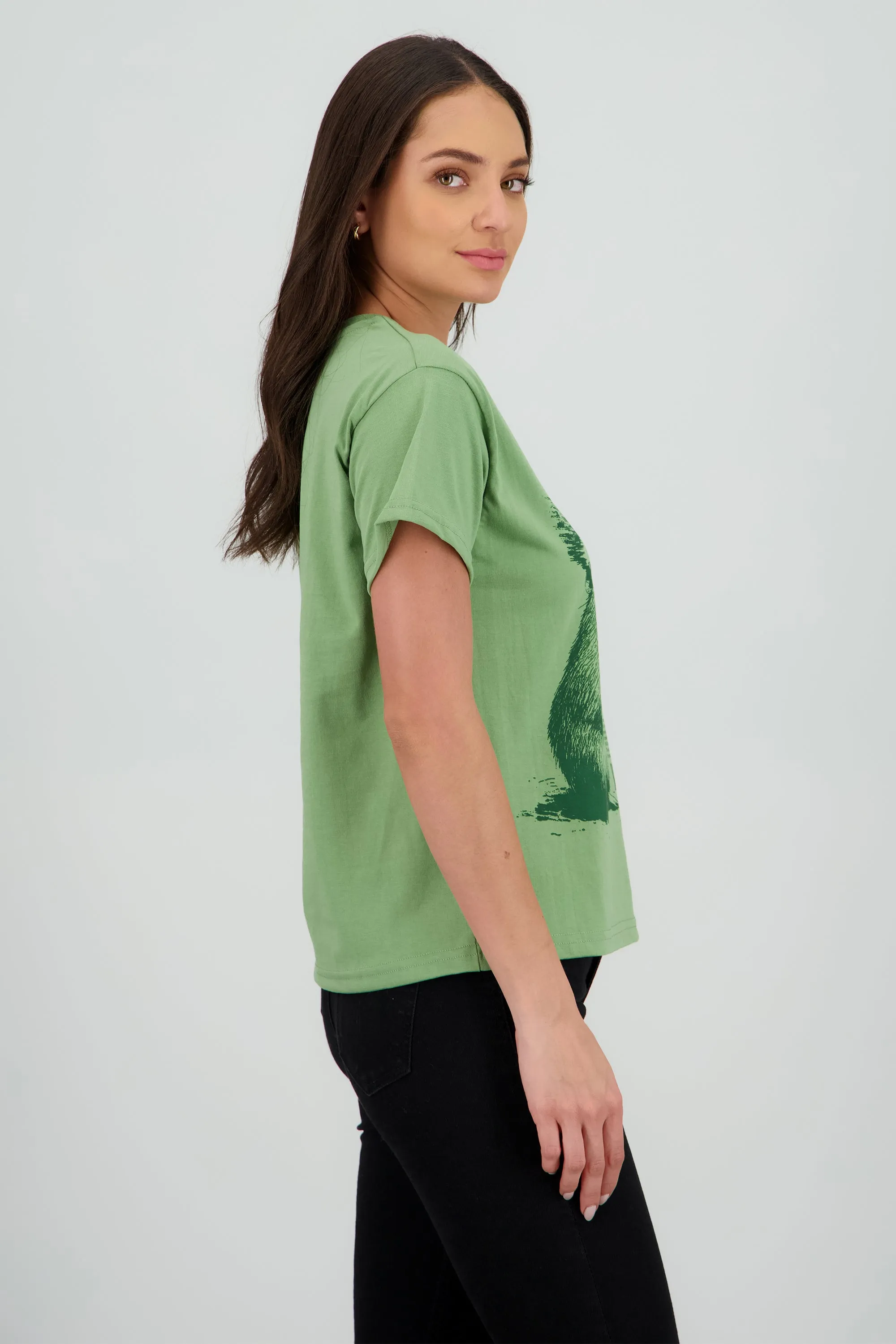 Playera manga corta estampado capibara sold by Shasa product image thumbnail 3