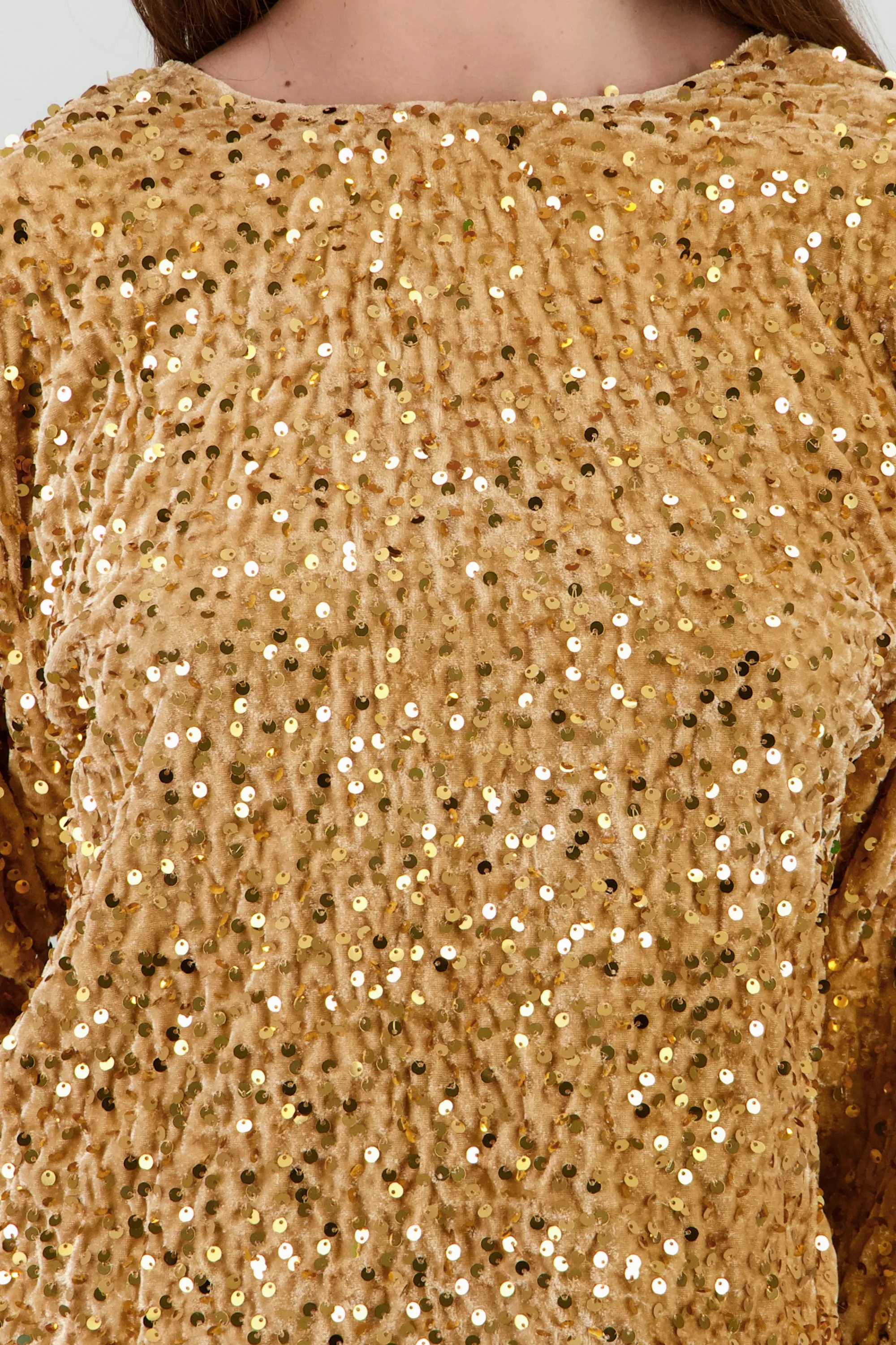 Blusa lentejuelas detalle escote espalda con moño sold by Shasa product image thumbnail 5