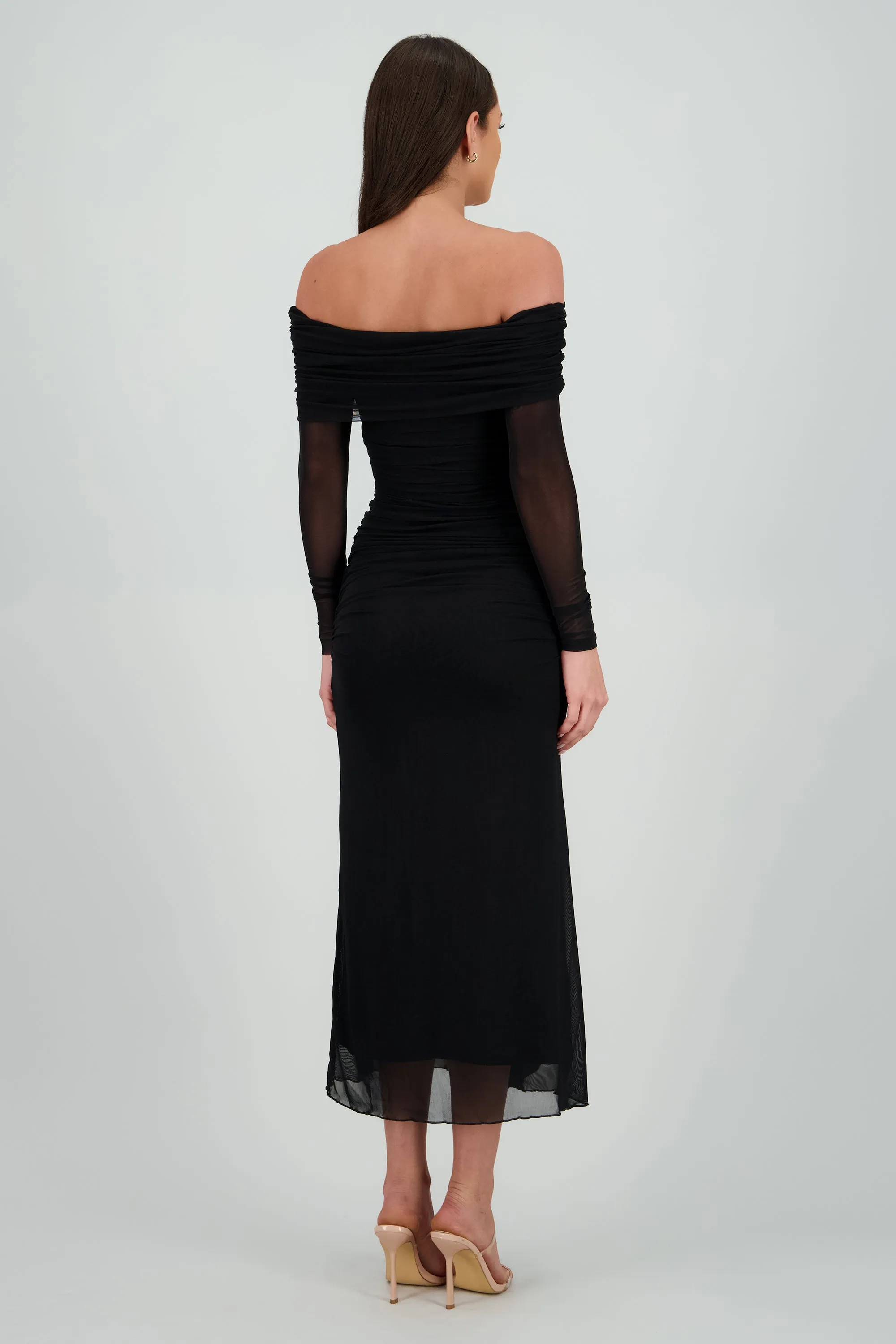 Vestido maxi de mesh con nudo sold by Shasa product image thumbnail 4