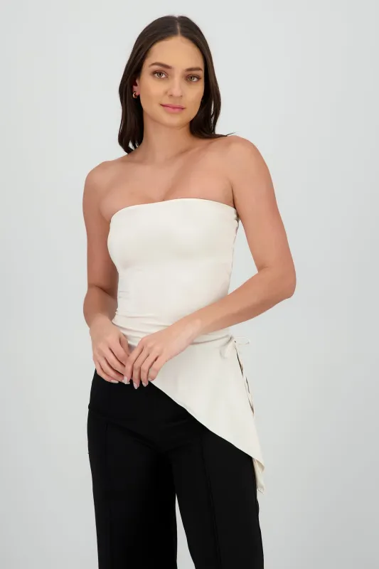 Top asimetrico liso sold by Shasa