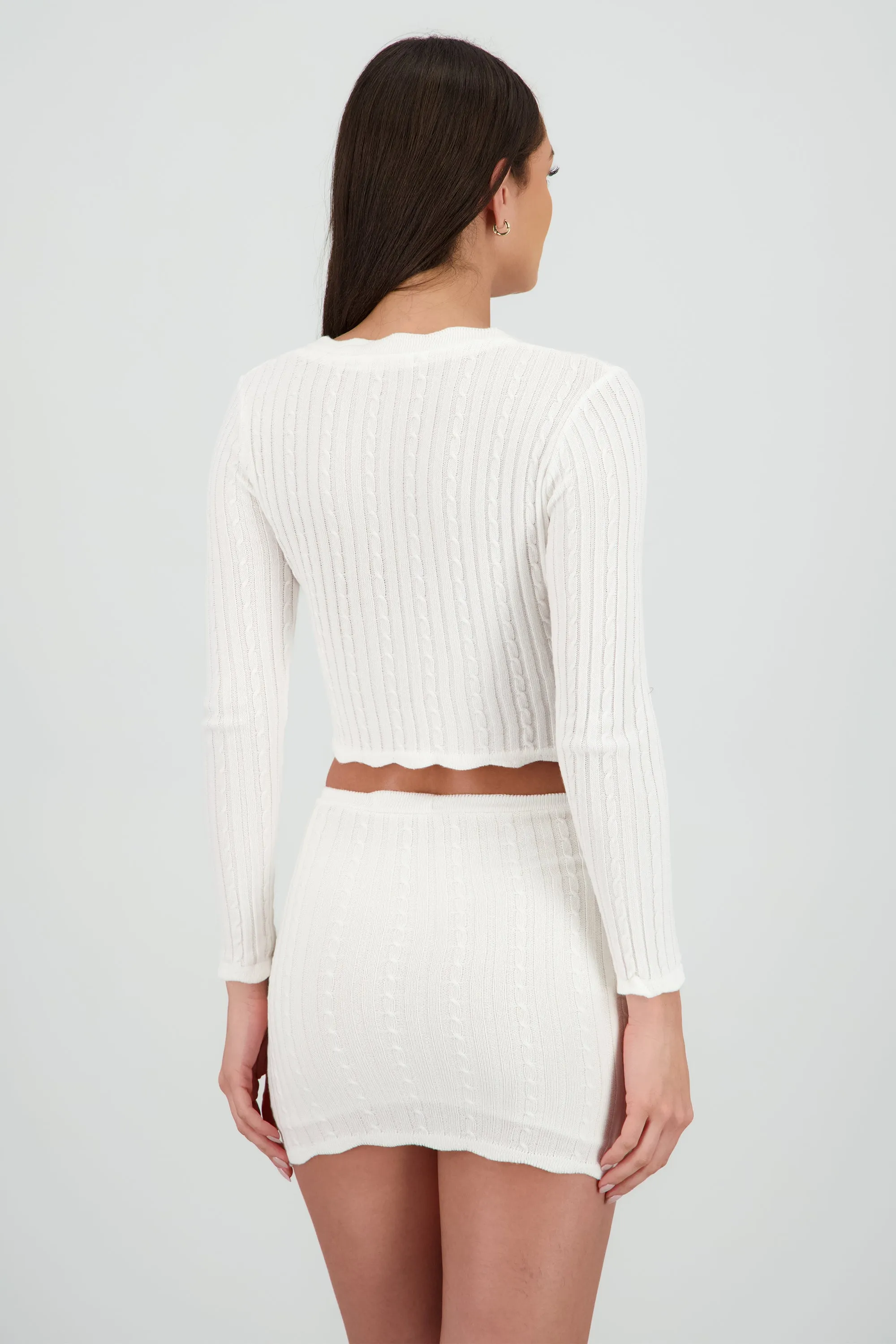 Cardigan trenzado detalle borde sold by Shasa product image thumbnail 4