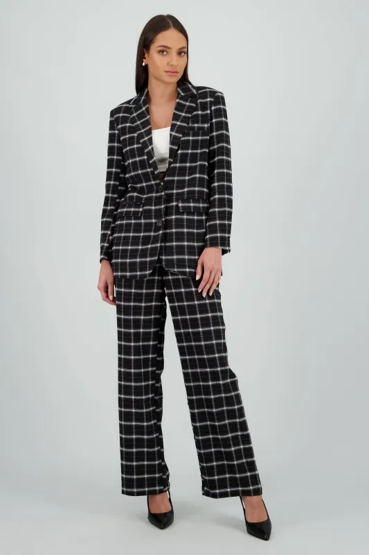 Pantalon recto cuadros sold by Shasa