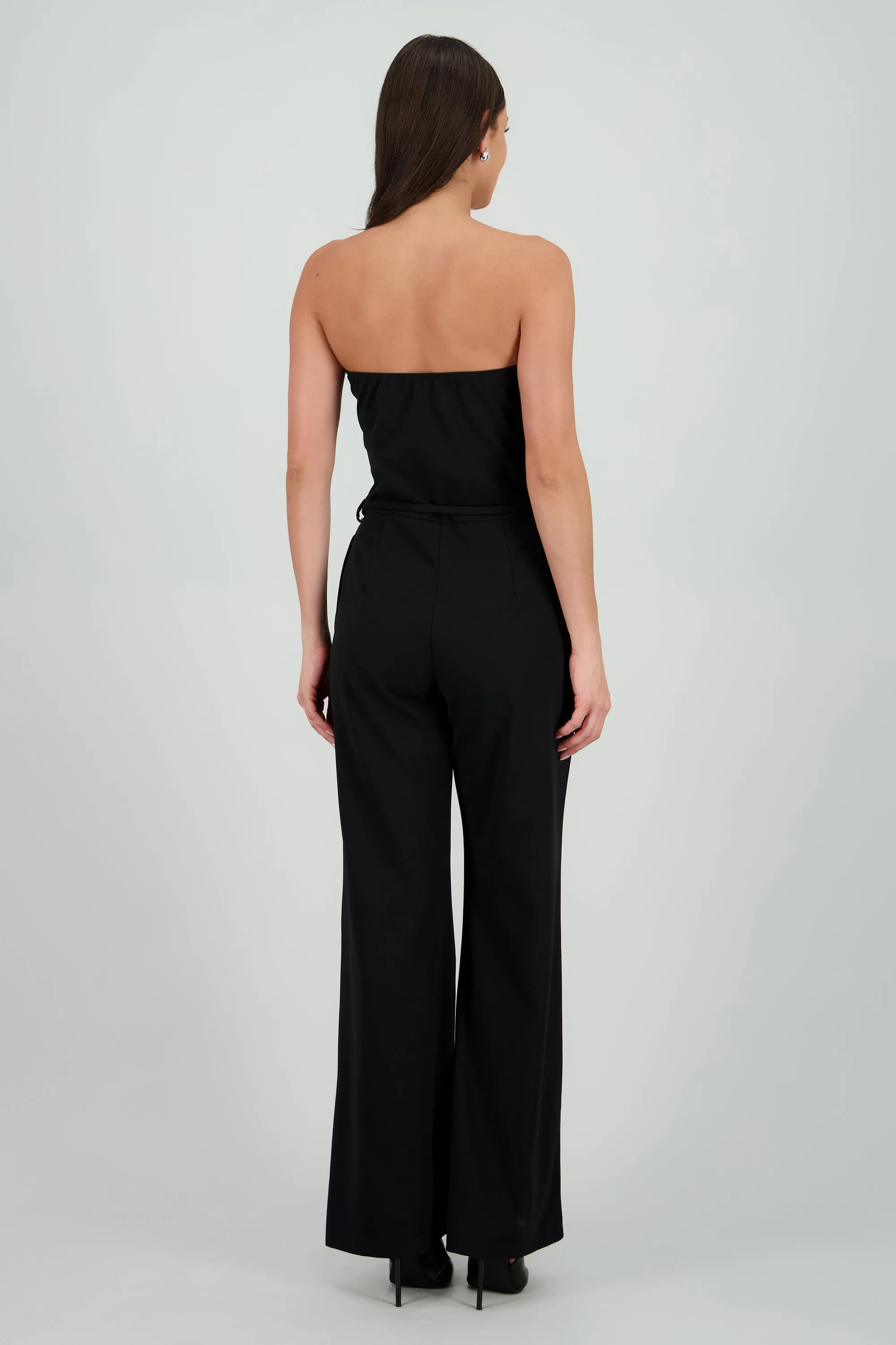 Jumpsuit strapless liso det cinturon sold by Shasa product image thumbnail 4