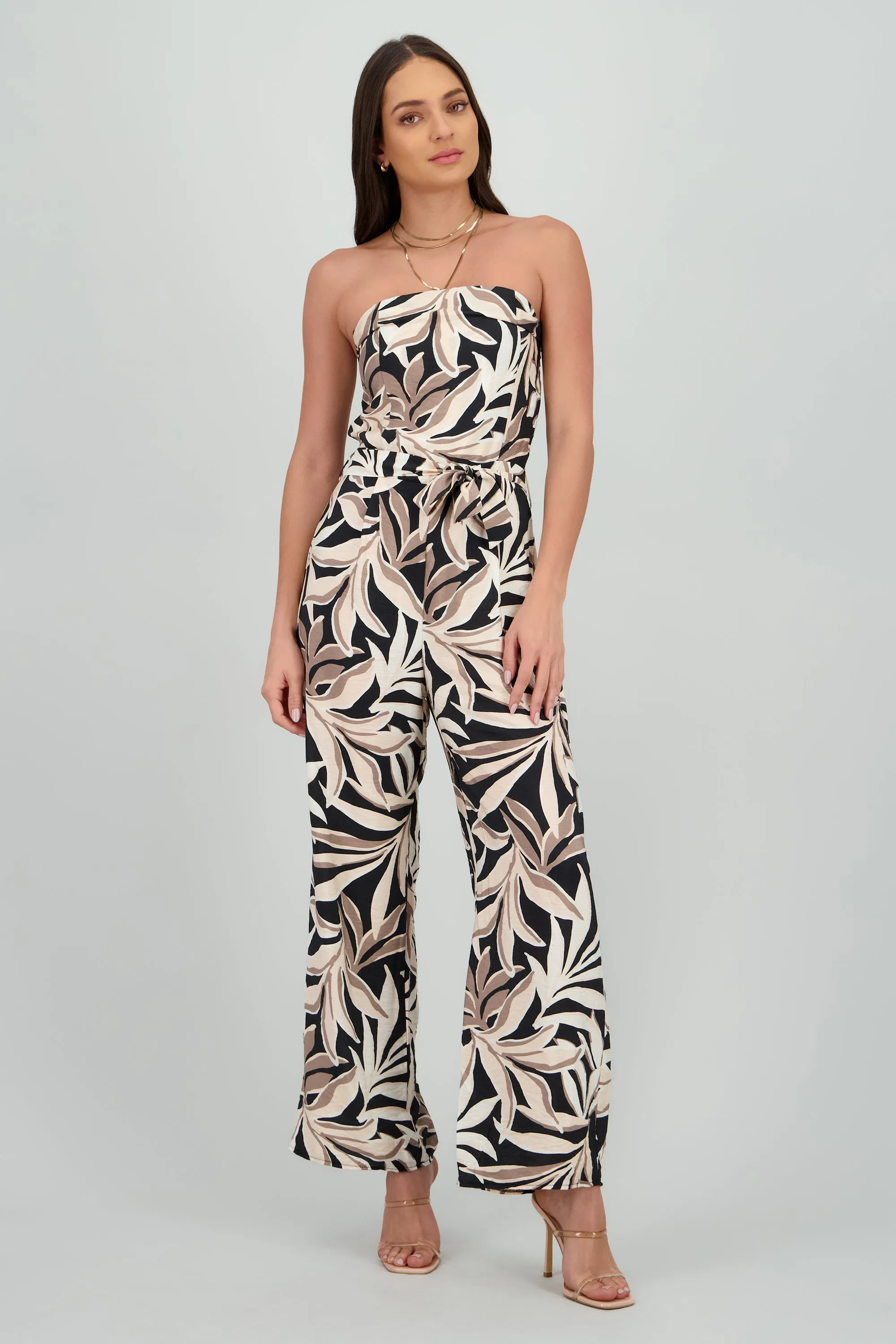 Jumpsuit strapless detalle estampado sold by Shasa