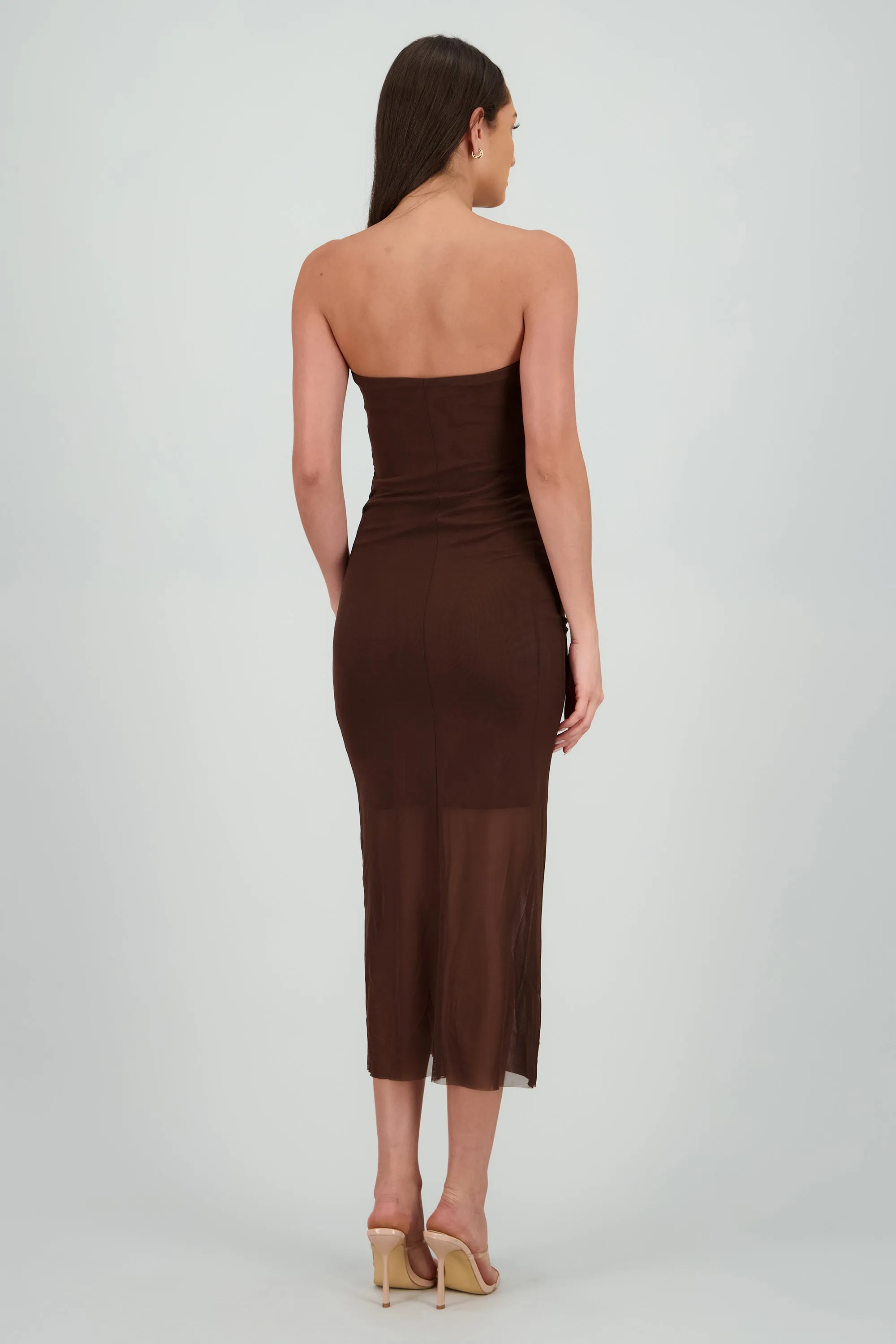 Vestido strapless liso sold by Shasa product image thumbnail 4
